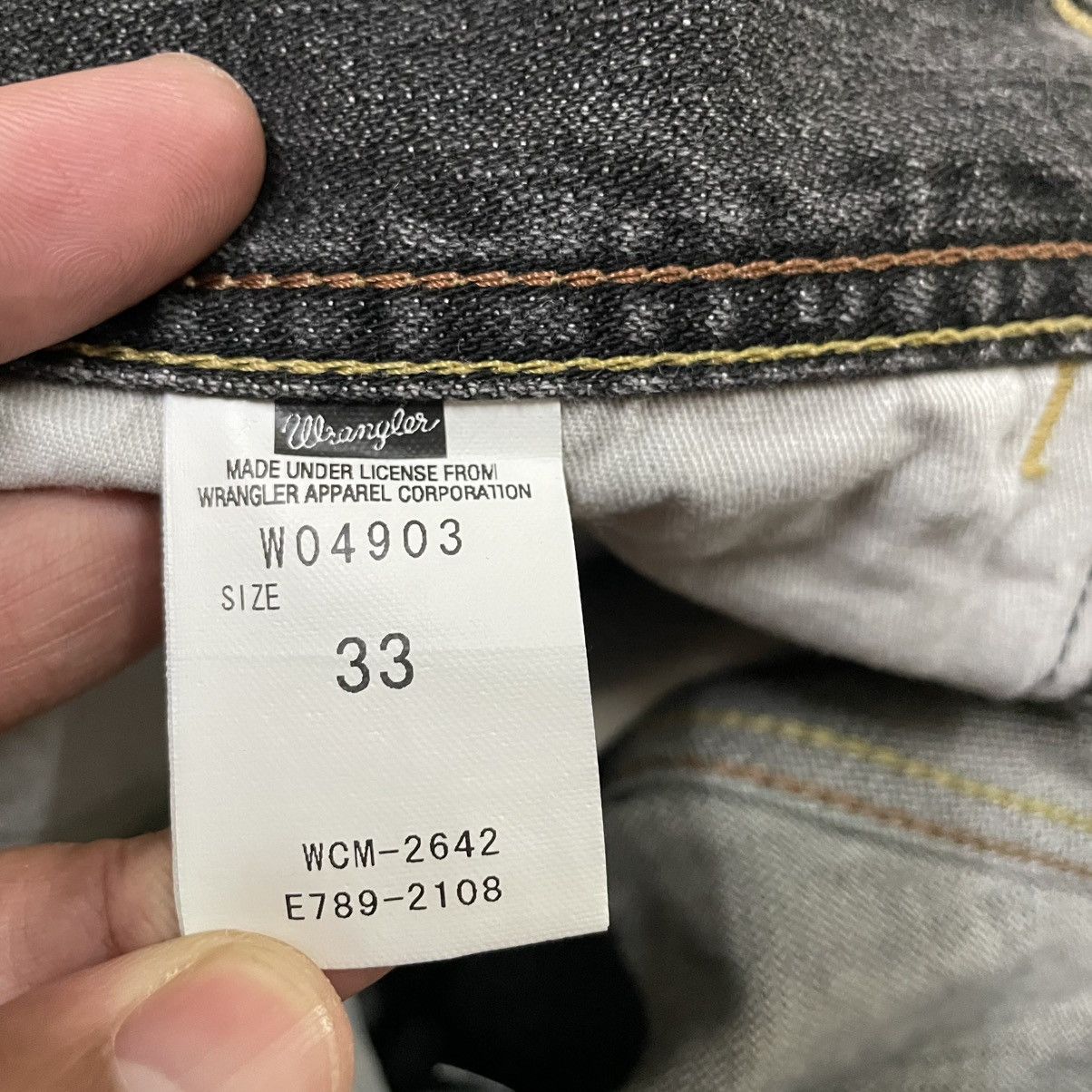 Wrangler 🔥Vintage Wrangler W0903 Stoned Washed Distress Denim Jeans Size US 33 - 13 Thumbnail