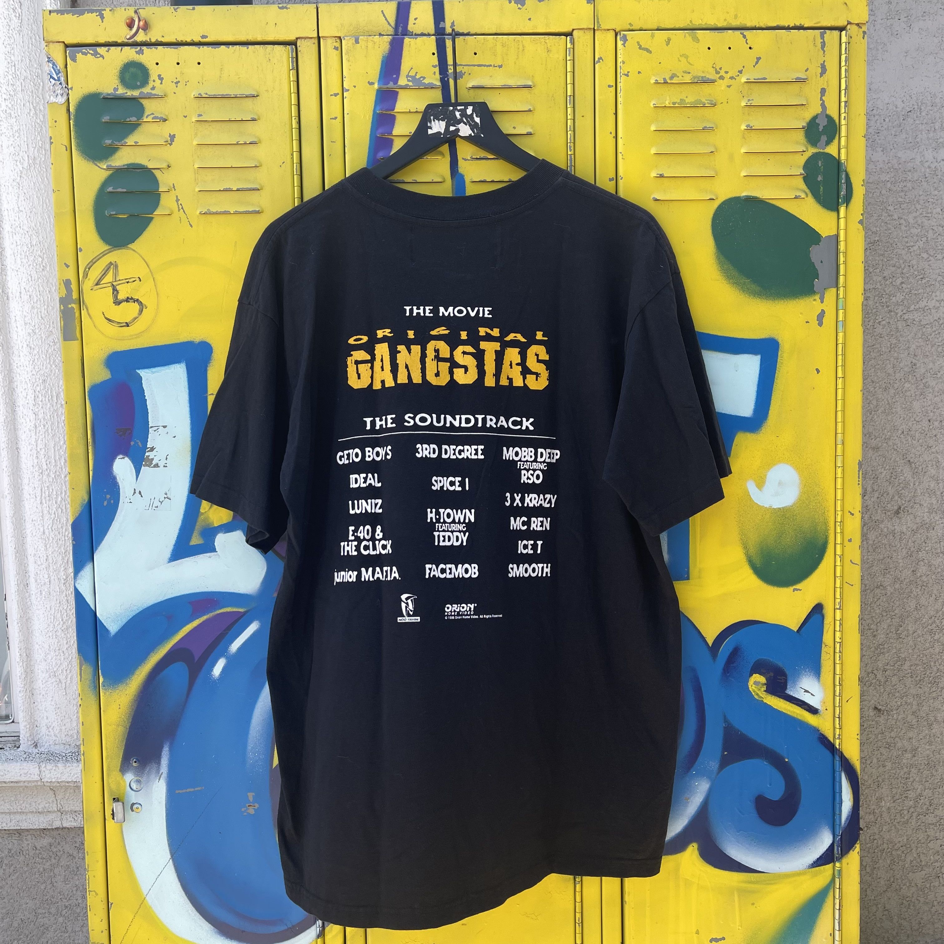 Vintage 1996 Original Gangstas OG The Soundtrack Rap T-shirt Size US L / EU 52-54 / 3 - 3 Thumbnail