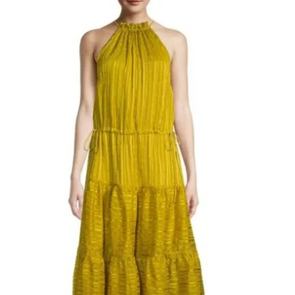 Ted Baker Ted Baker Eymilia Tiered Drawstring Midi-Dress Size L / US 10 / IT 46 - 6 Thumbnail