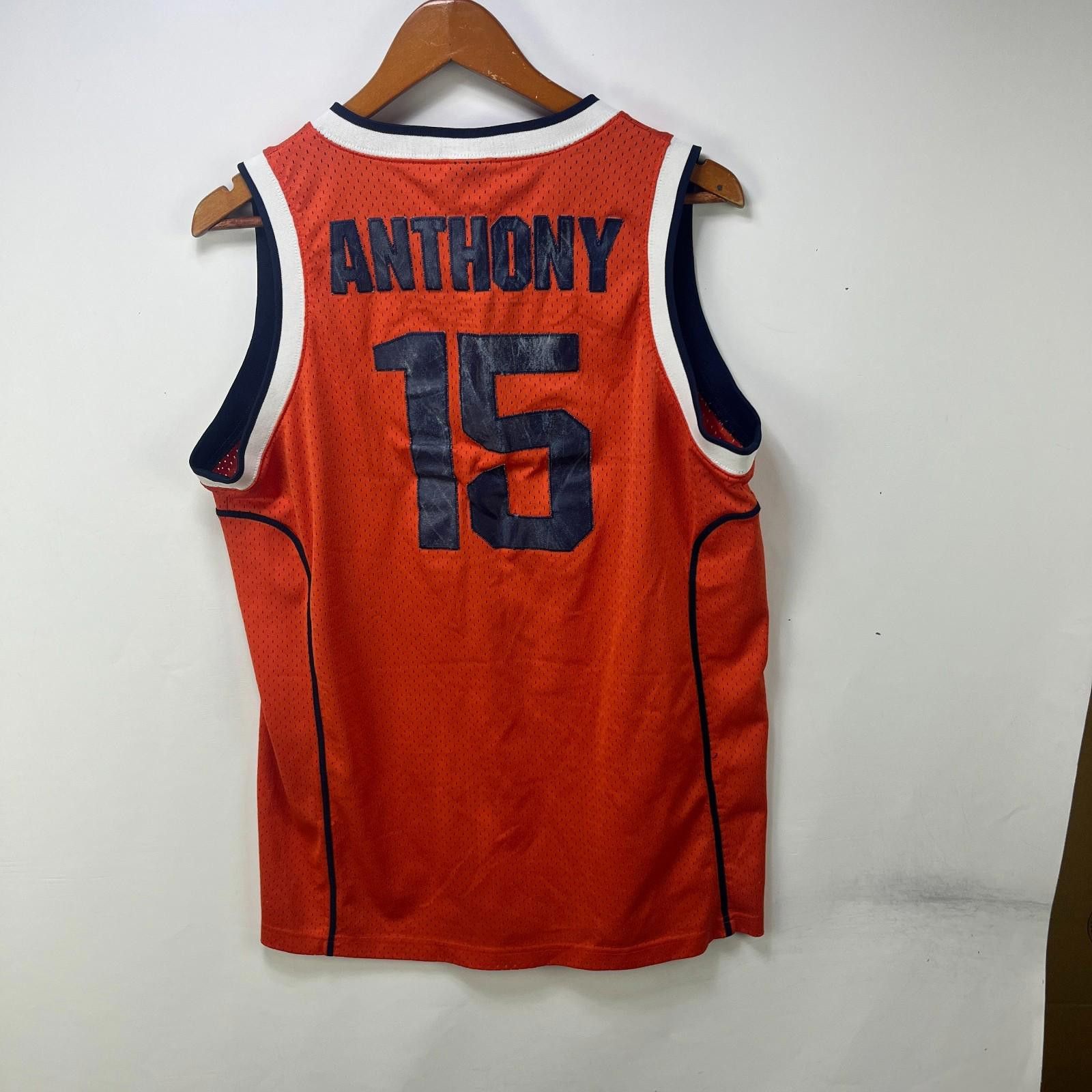 Nike Vintage Syracuse Orangemen Carmelo Anthony 15 Jersey M Size ONE SIZE - 6 Thumbnail