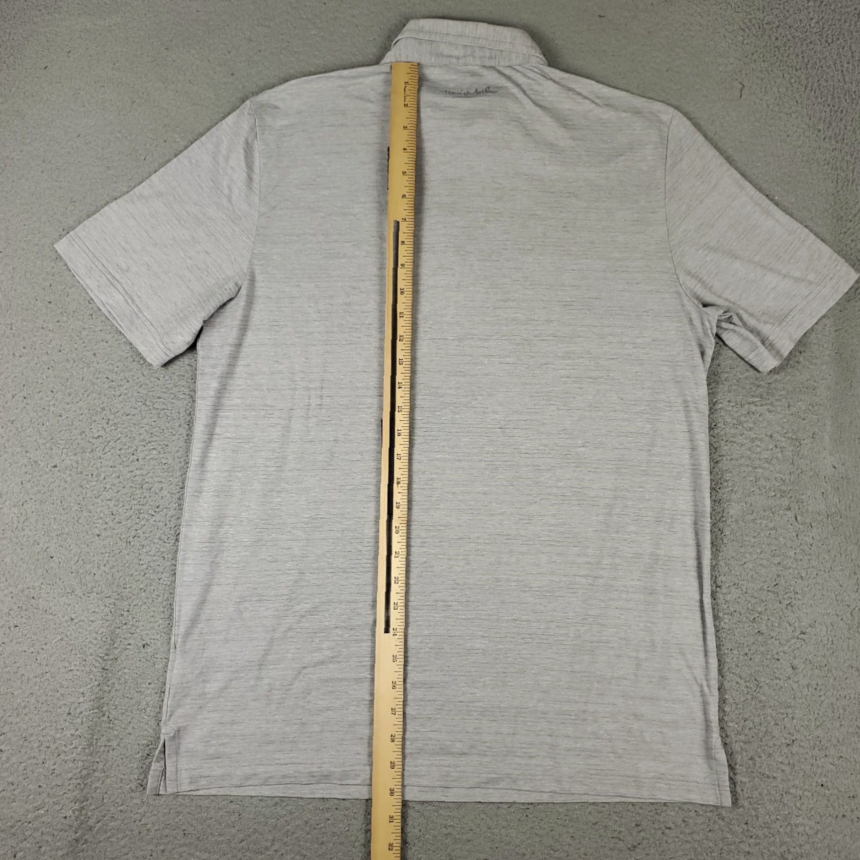 TravisMathew Travis Mathew Polo Shirt Mens L Gray Golf Casual Short Sleeve Shirt Mens Gray Polo Travis Mathew Size US L / EU 52-54 / 3 - 5 Thumbnail