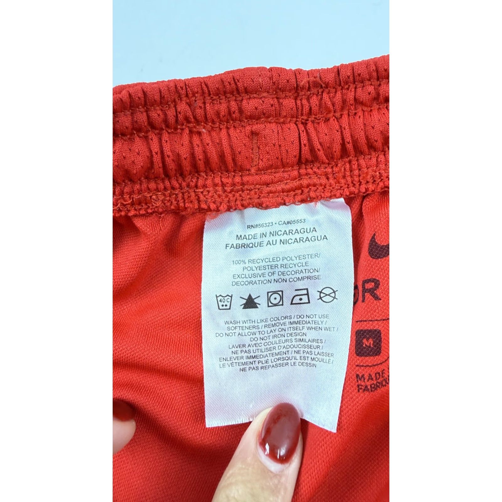 Nike Nike Shorts Mens M Red Athletic Basketball Training Dri-Fit 9in Inseam Relaxed Jersey BV6857-657 Size US 31 - 5 Thumbnail
