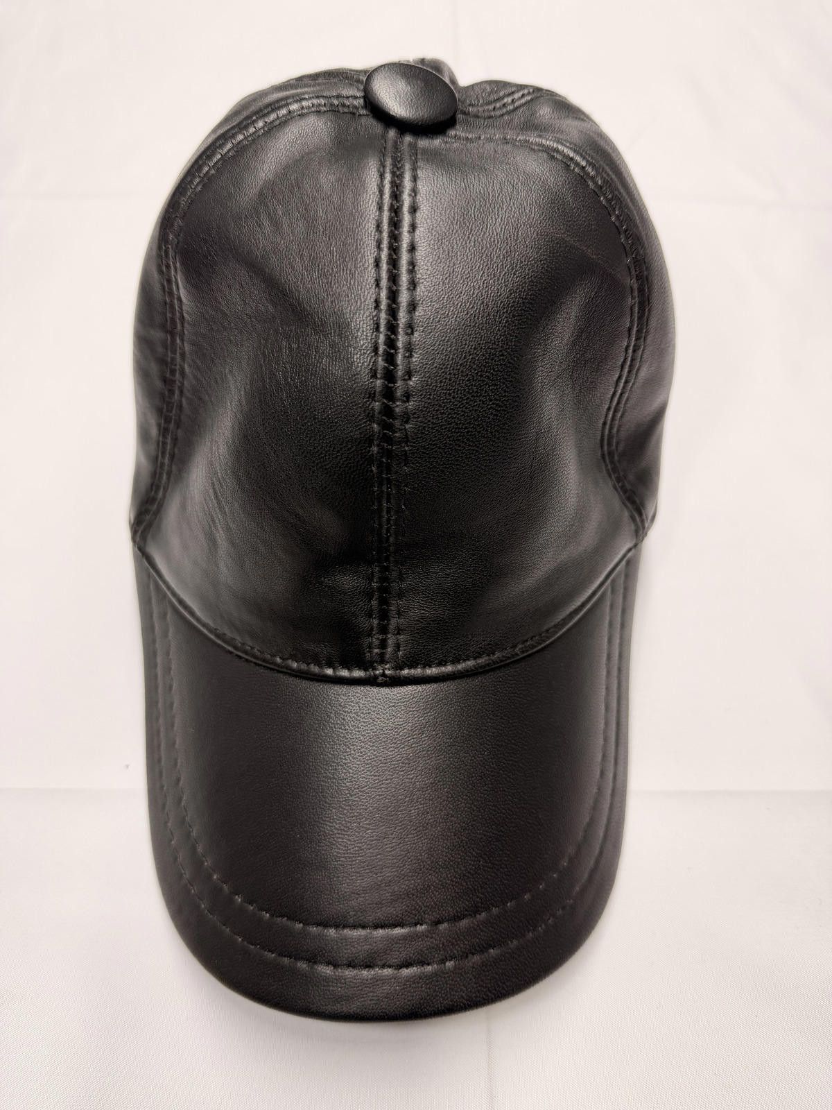 Other NEW Black Leather Baseball Cap - Premium Hat #017 Size ONE SIZE - 1 Thumbnail