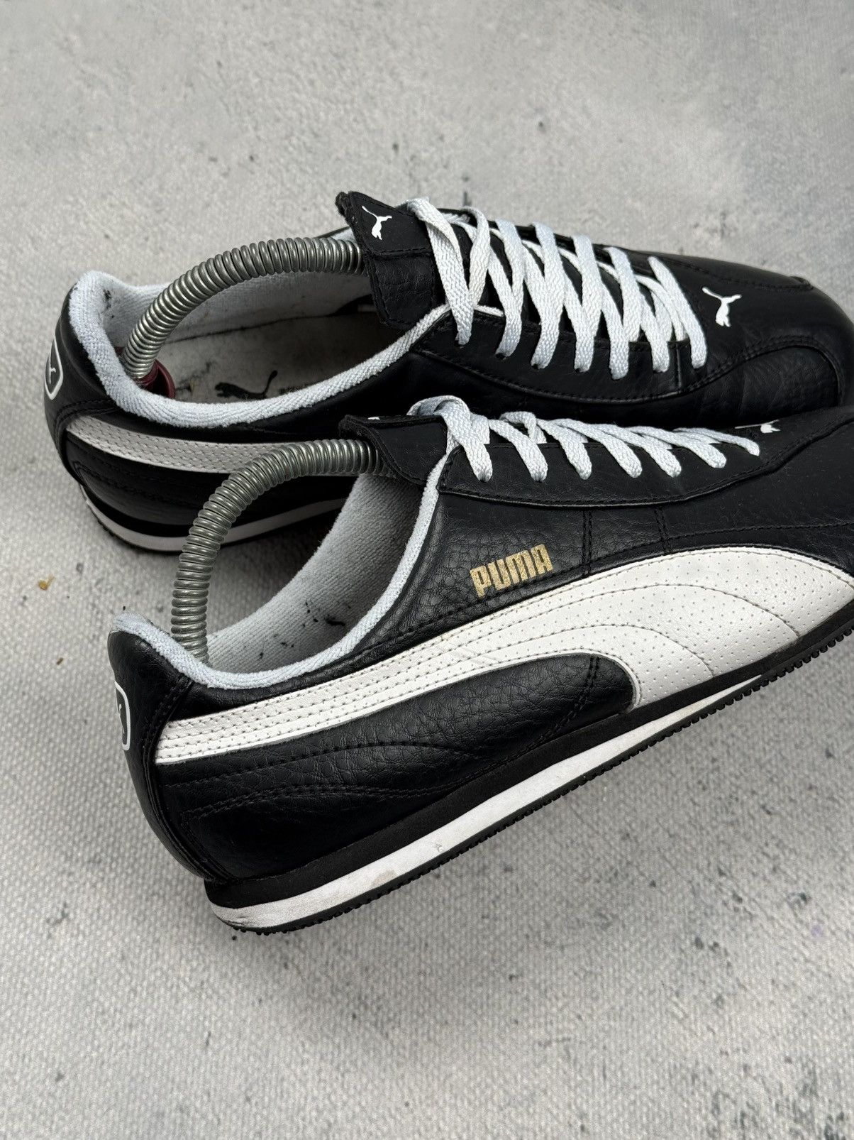 Puma Vintage Puma Esito TL JR Black White Leather Sneakers y2k Size US 6 / IT 36 - 10 Thumbnail