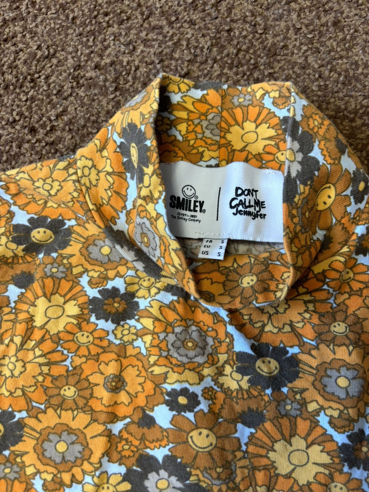 Japanese Brand × Vintage Y2K Smiley × DCMJ long sleeves floral top Size S / US 4 / IT 40 - 2 Thumbnail