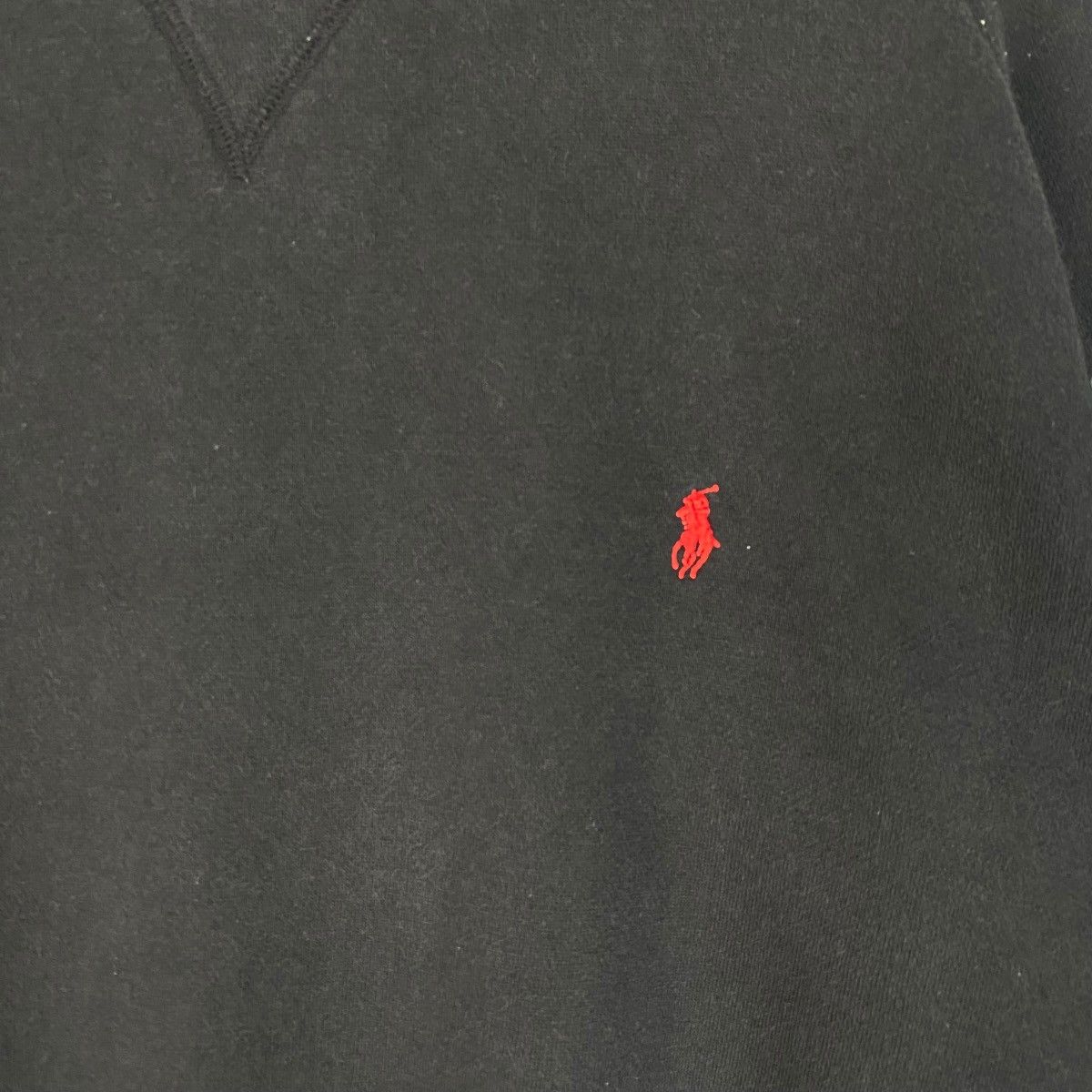 Polo Ralph Lauren × Vintage Vintage Polo Sweatshirt Black Pullover Jumper Size M Size US M / EU 48-50 / 2 - 4 Thumbnail