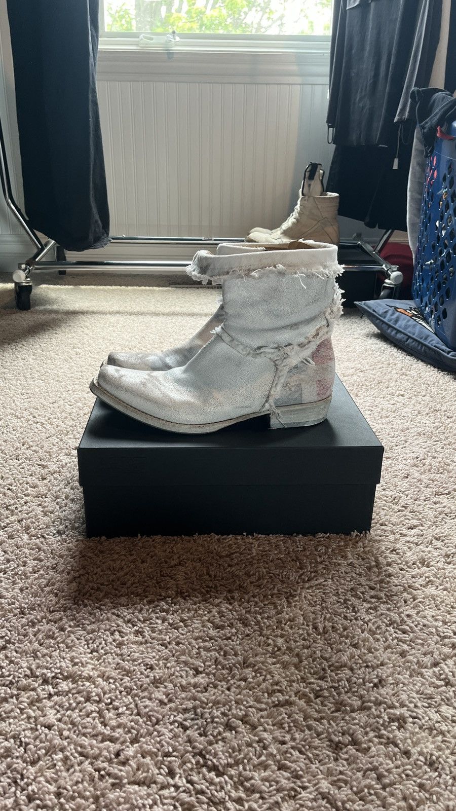 靴 NO/FAITH STUDIOS TEXAN BOOTS FLAG WHITE TEXAN BOOTS FLAG WHITE – NO/FAITH STUDIOS