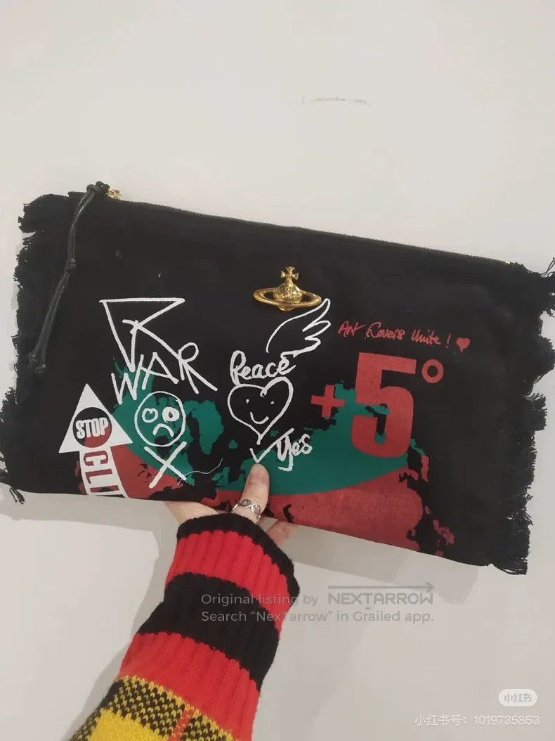 Vivienne Westwood Vivienne Westwood size os Canvas bag, clutch bag Size ONE SIZE - 3 Thumbnail