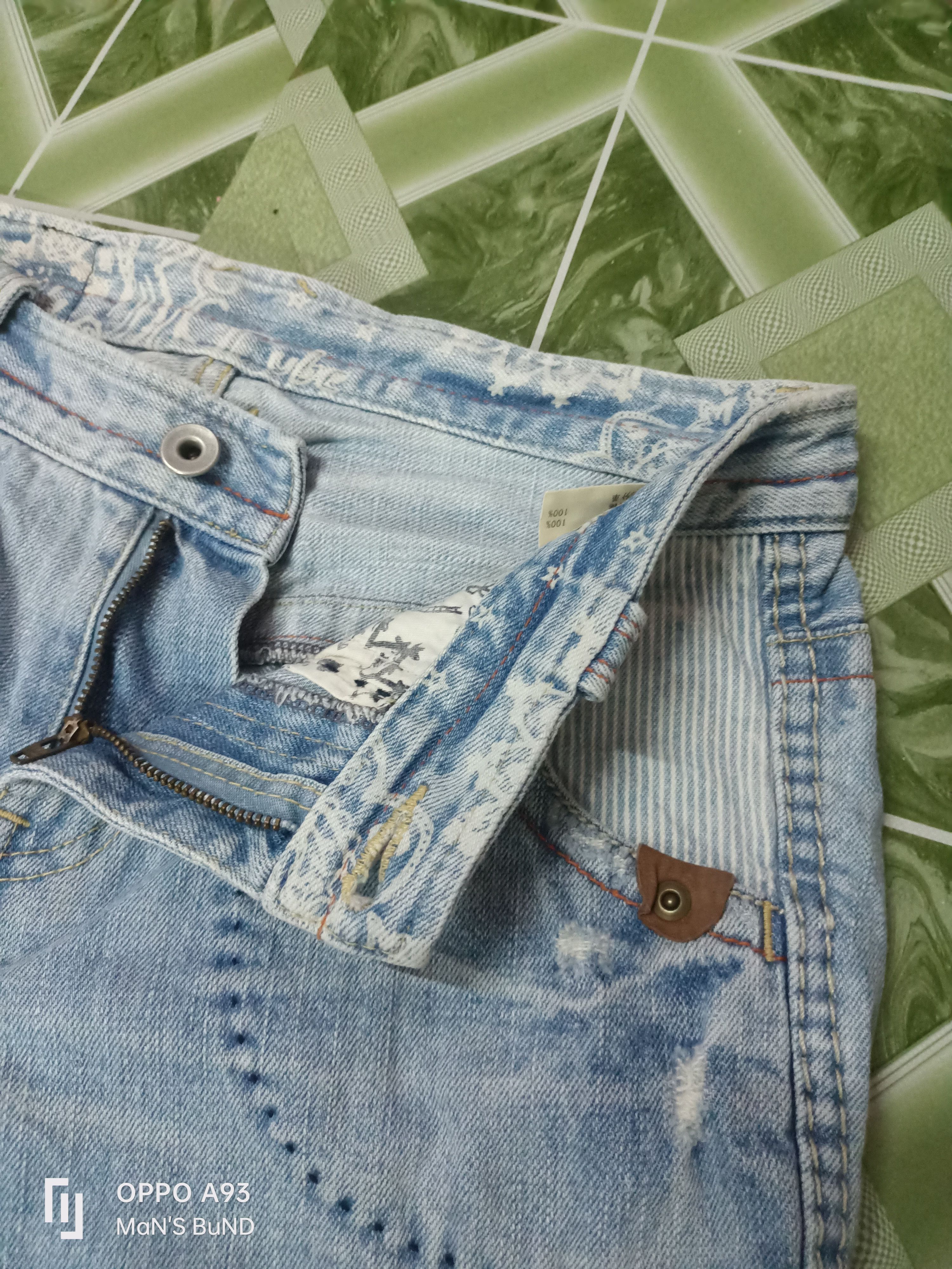 Japanese Brand Vintage CUBE SUGAR Jeans Size 29" - 3 Thumbnail