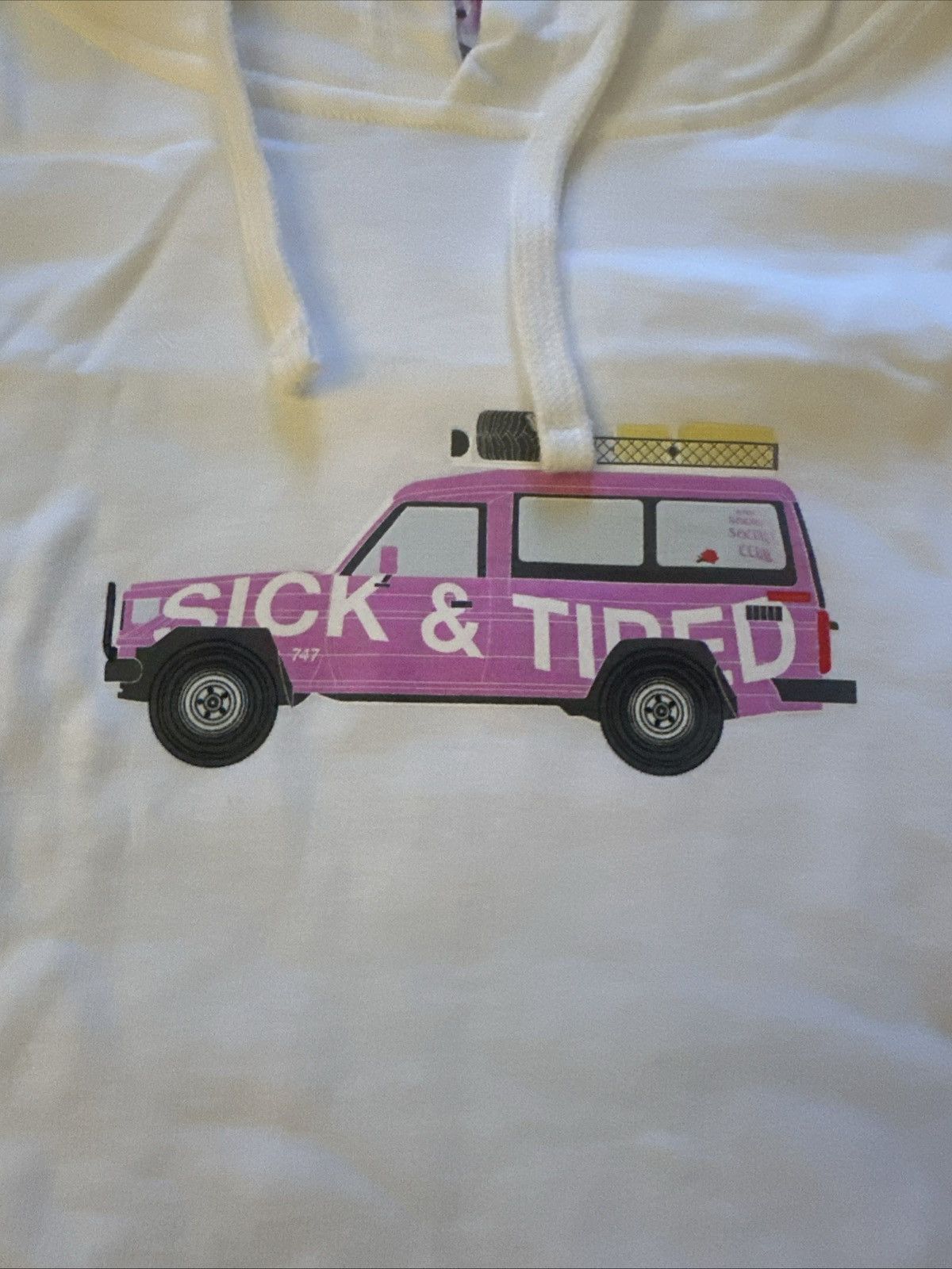 Anti Social Social Club × Tired Lab Anti Social Social Club Hoodie White “Everyone in LA” - XXL Size US XXL / EU 58 / 5 - 2 Thumbnail