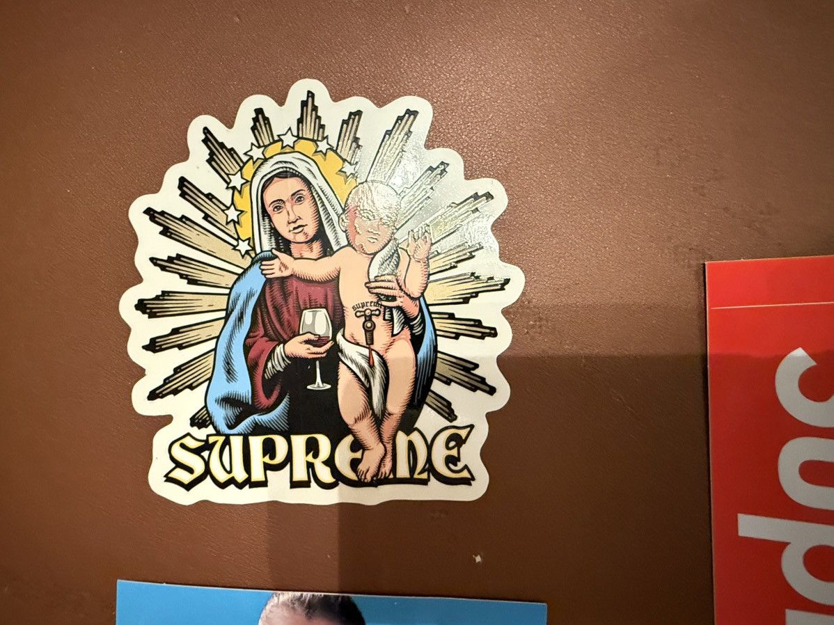 Supreme Supreme Aphex Twin Windowlicker Virgin Mary + 2 Box Logo Size ONE SIZE - 3 Thumbnail