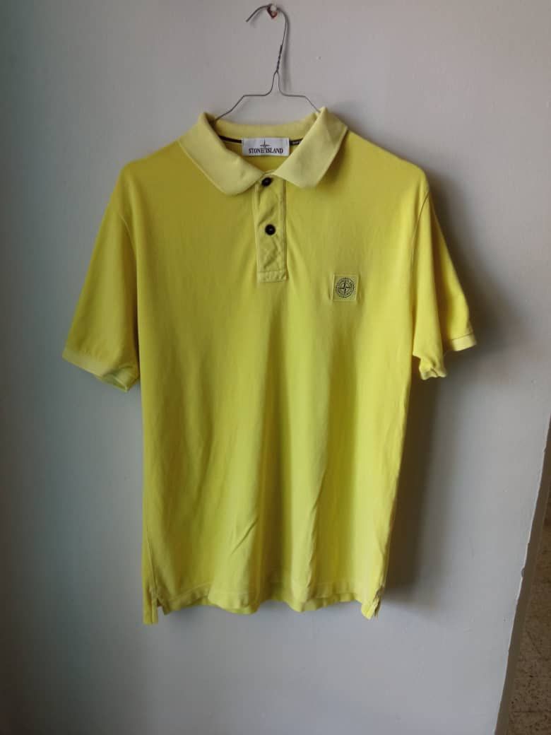 Stone Island Authentic stone island yellow polo shirt Size US L / EU 52-54 / 3 - 1 Thumbnail