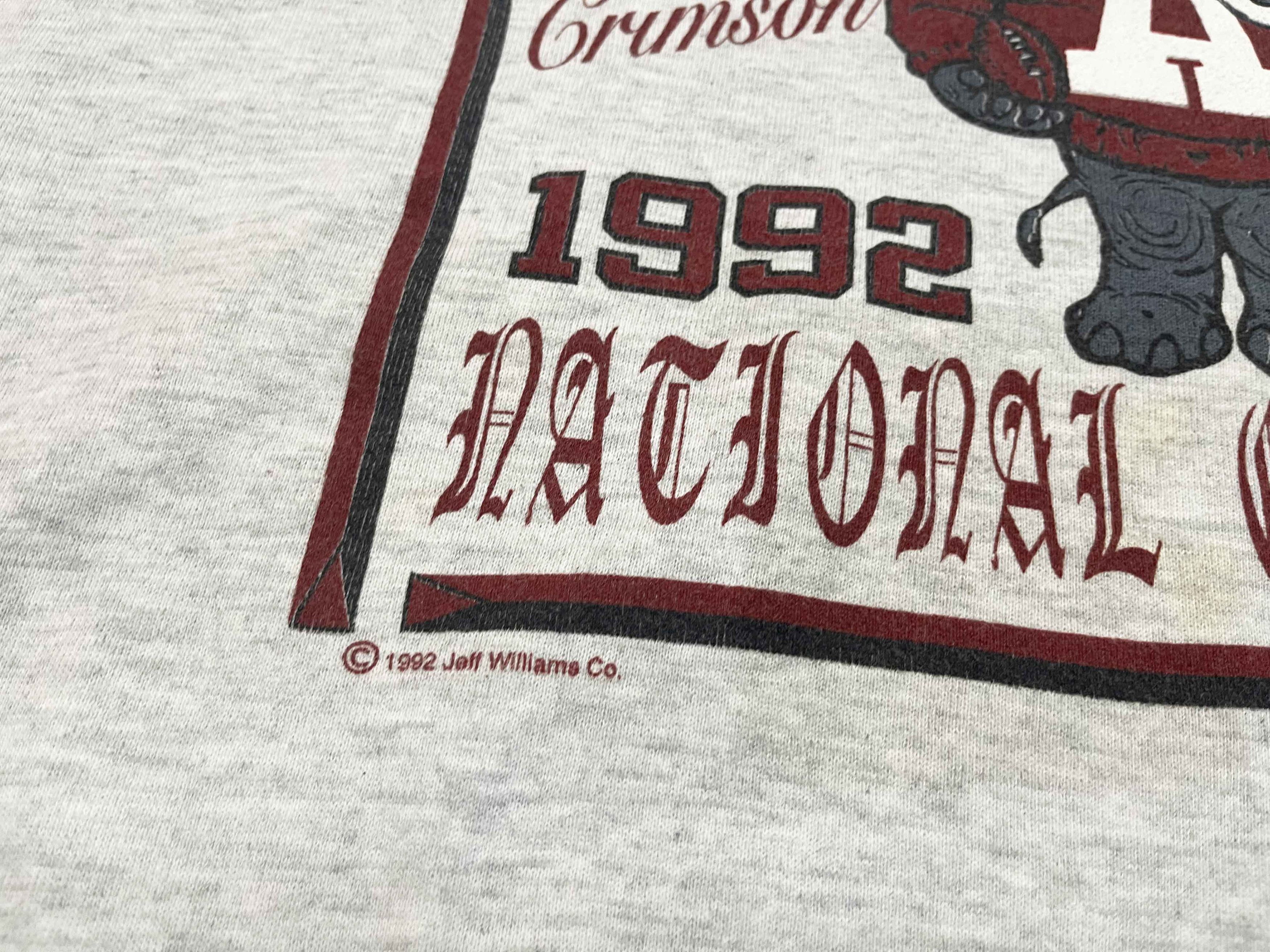 Jerzees Vintage Jerzees Alabama Crimson Tide Crewneck Sweatshirt Size US XL / EU 56 / 4 - 4 Thumbnail