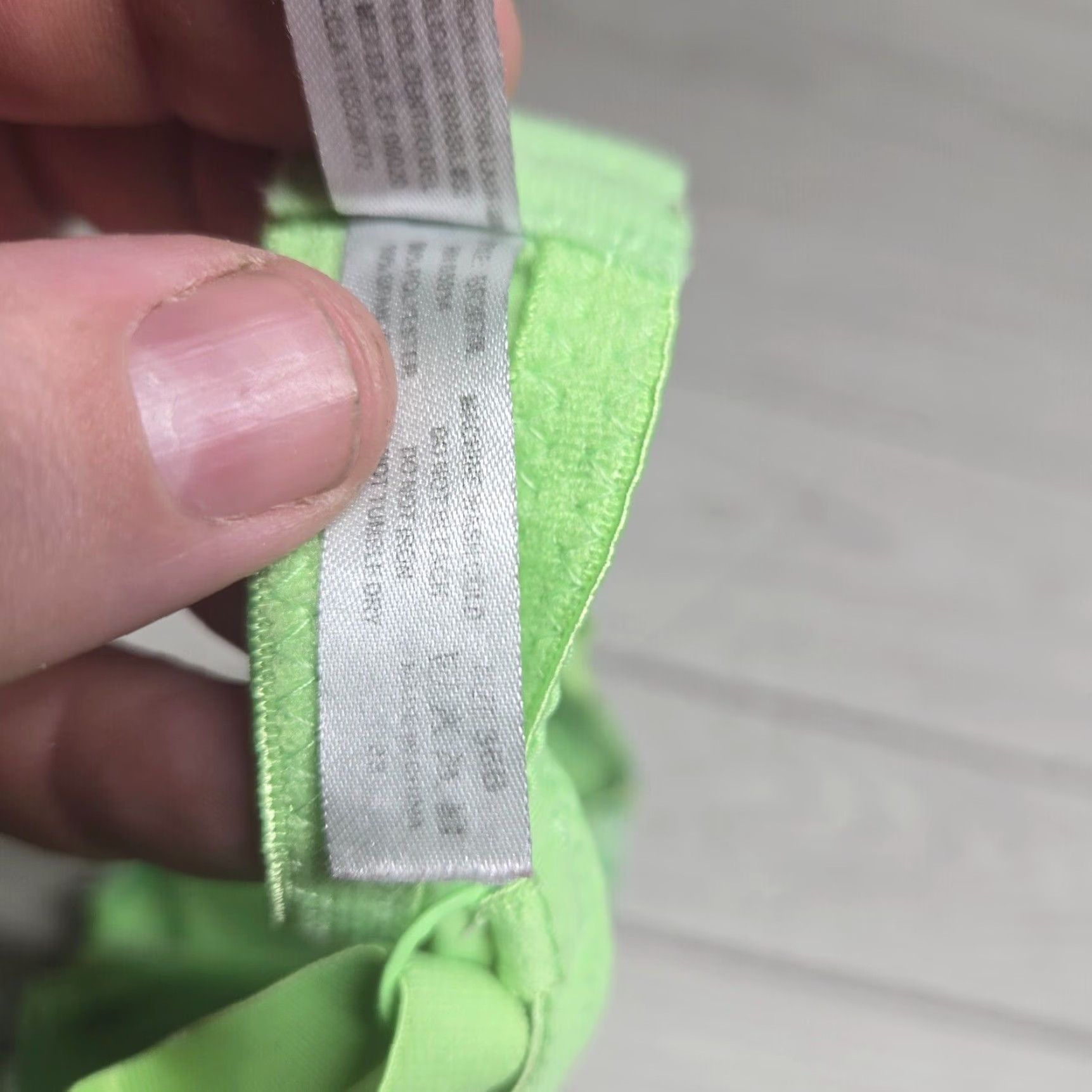 Vintage Sofra Women's Green Lace Demi Bra 36B Underwire Back Closure Adjustable Size ONE SIZE - 5 Thumbnail