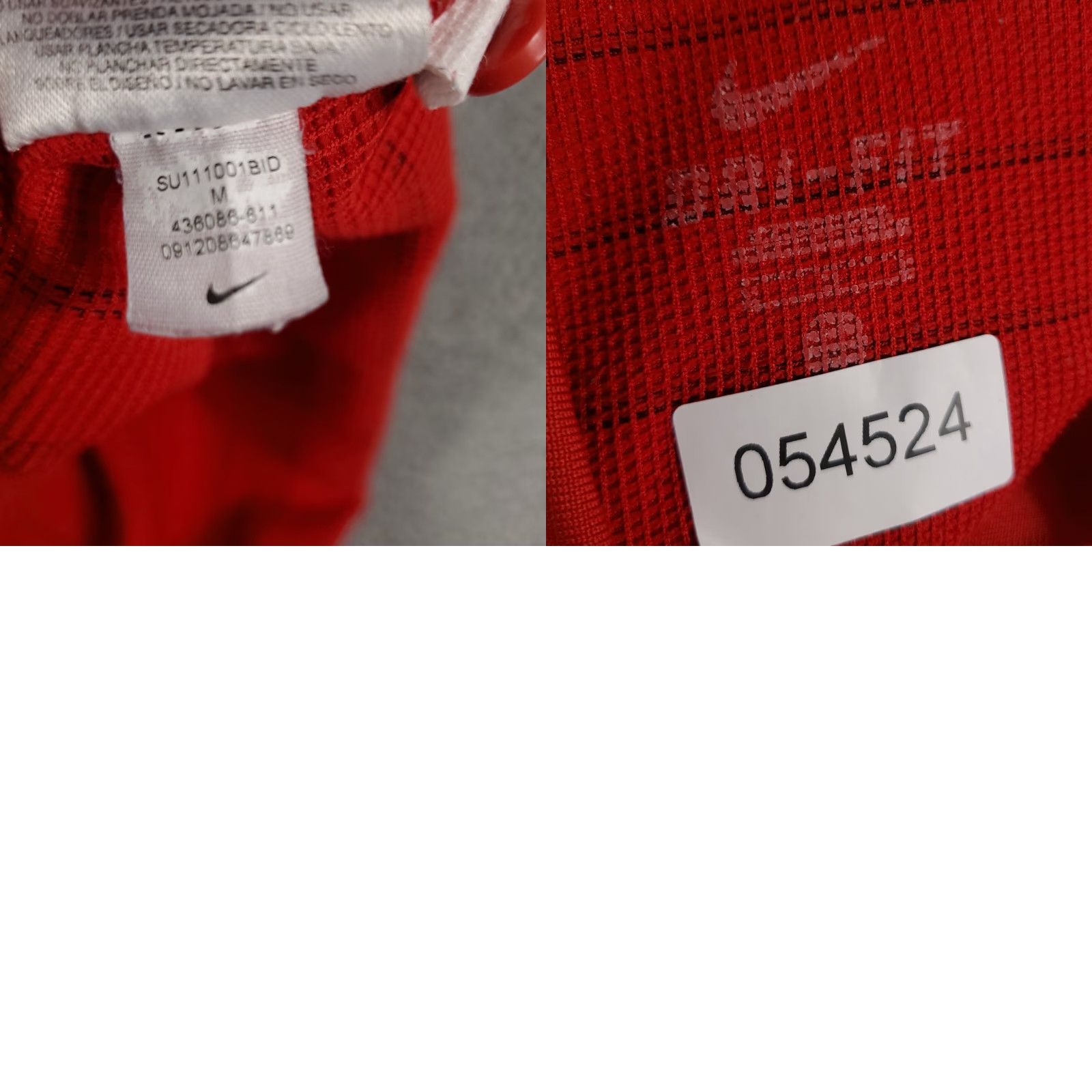 Nike Nike Polo Shirt Mens M Red Striped Dri-Fit Golf Casual Short Sleeve Polo Size US M / EU 48-50 / 2 - 8 Thumbnail