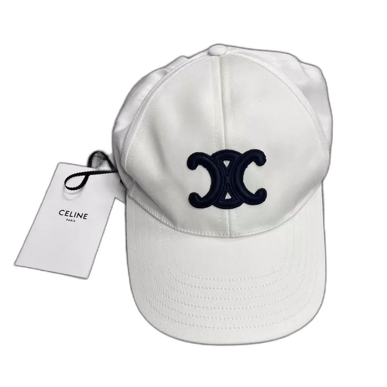 Celine Celine White Fashion Simple Duckbill Cap Size ONE SIZE - 1 Thumbnail