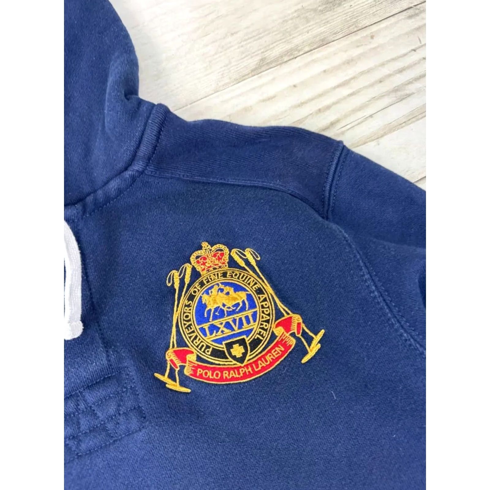 Polo Ralph Lauren Polo Ralph Lauren Big Logo Hoodie Mercer Men SZ S Blue Shirt Hoodie Adults? Size US S / EU 44-46 / 1 - 7 Thumbnail