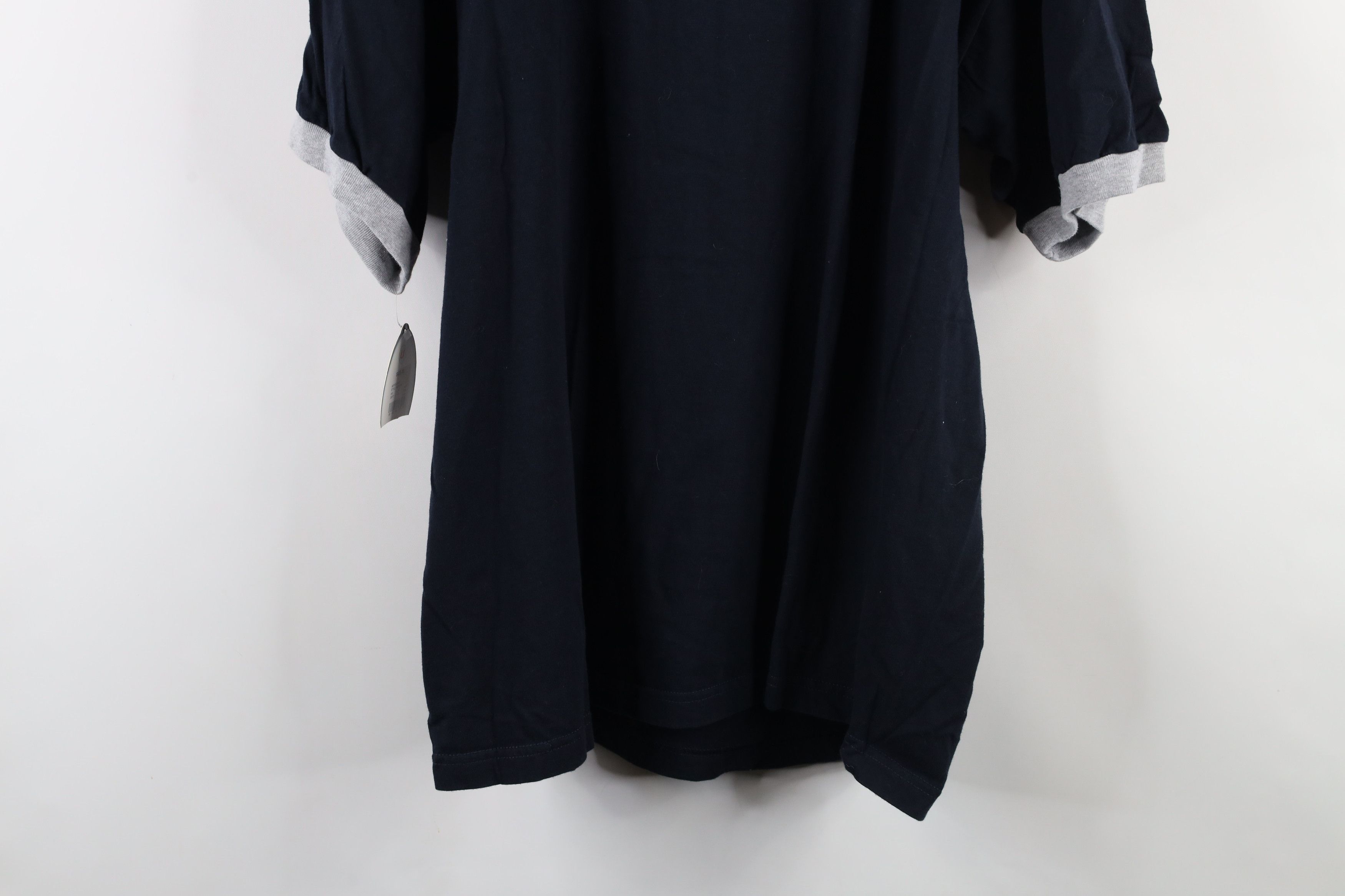 Vintage Deadstock Vintage 90s Y2K Streetwear Ringer T-Shirt Blue Size US XL / EU 56 / 4 - 11 Thumbnail