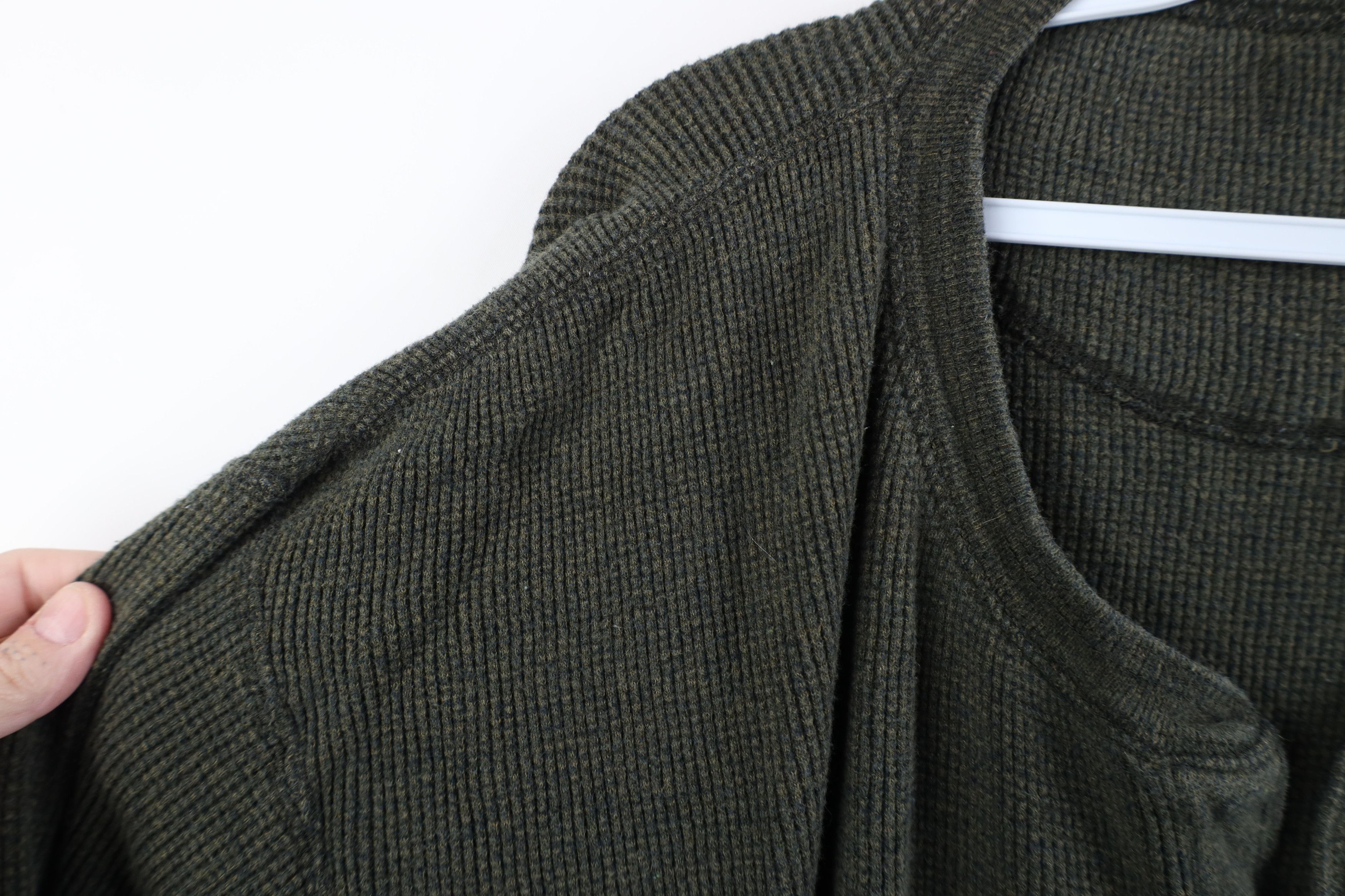 Vintage Vintage 90s Streetwear Knit Long Sleeve Henley T-Shirt Size US XL / EU 56 / 4 - 6 Thumbnail