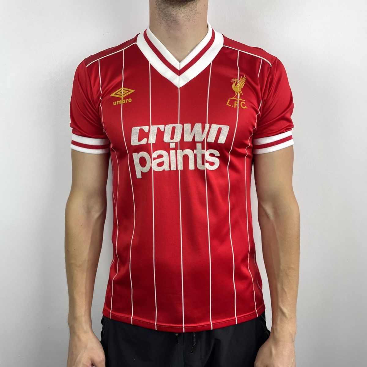Umbro Vintage Liverpool 1982/1985 Umbro Home Jersey Ultra Rare Size US S / EU 44-46 / 1 - 14 Thumbnail