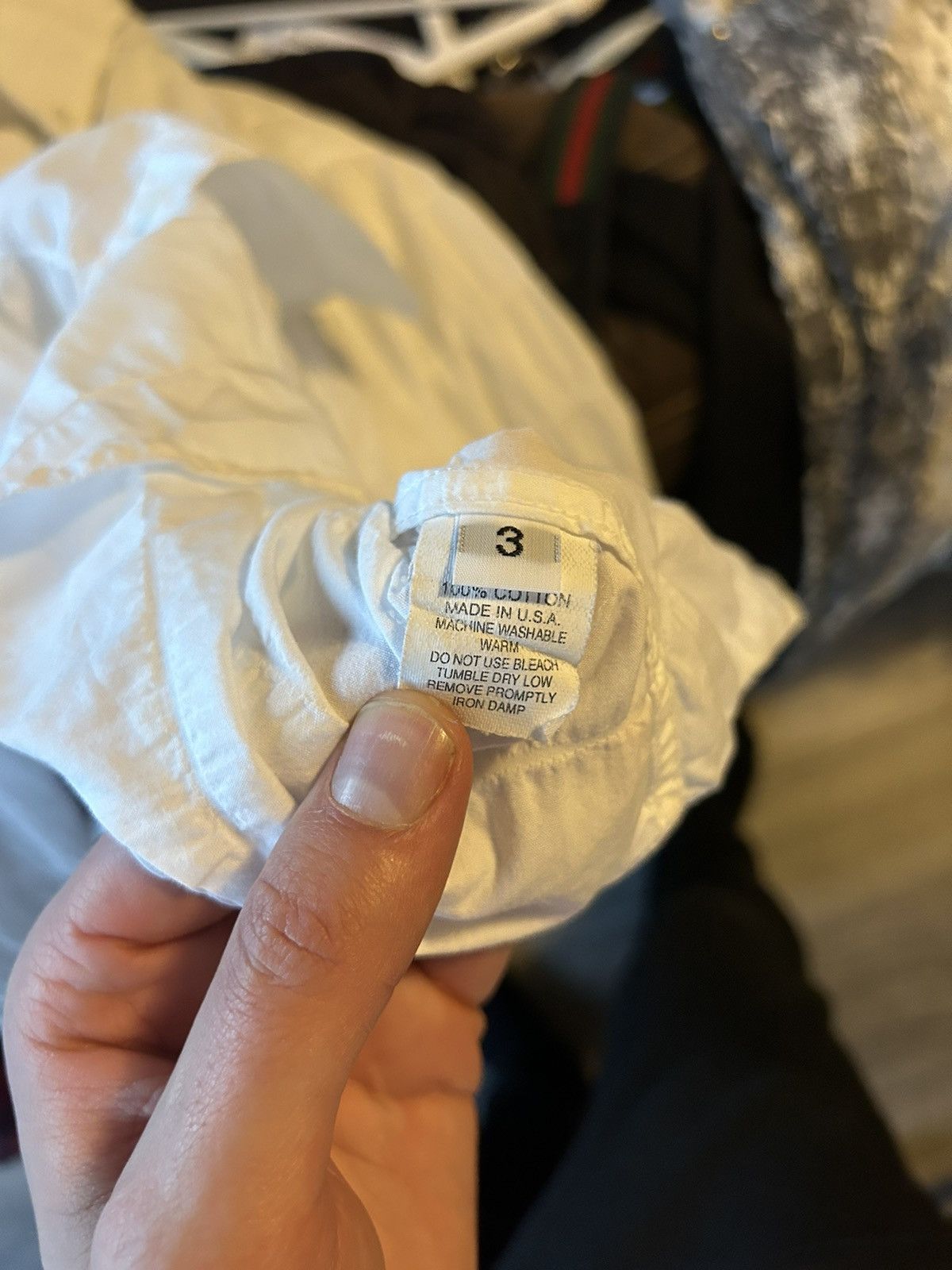 Thom Browne Thom Browne White Quilted Cotton Shirt Size US M / EU 48-50 / 2 - 12 Thumbnail