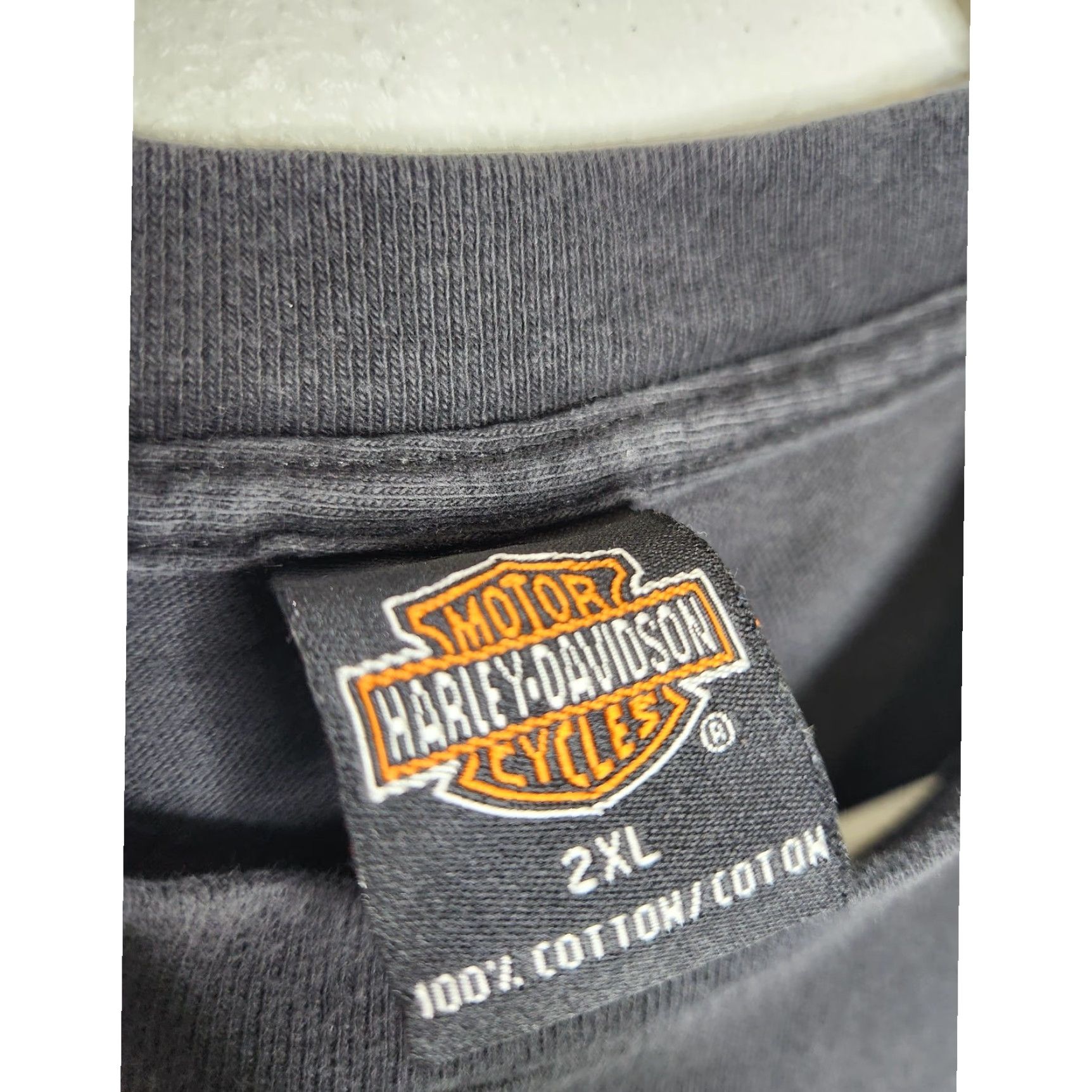Harley Davidson VINTAGE Harley Davidson Shirt 2XL Black Flame Harley Davidson Unisex Adults Mens or Womens Size US XXL / EU 58 / 5 - 3 Thumbnail