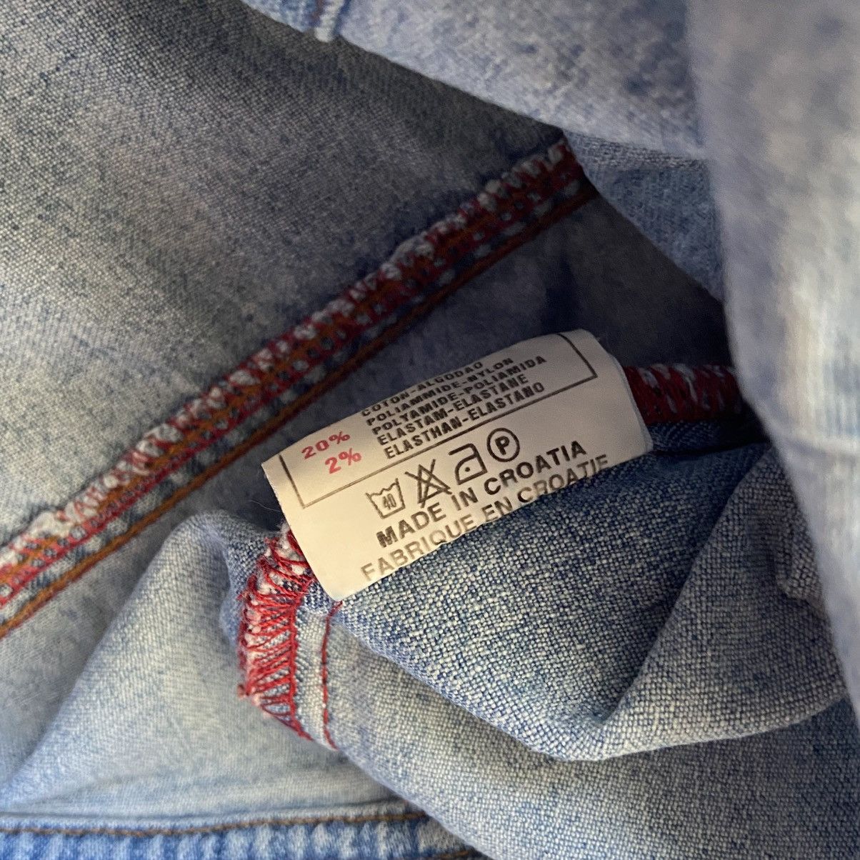 Miss Sixty 📌 Vintage 00s Miss Sixty Denim Crop Y2K Jacket Size XS / US 0-2 / IT 36-38 - 10 Thumbnail