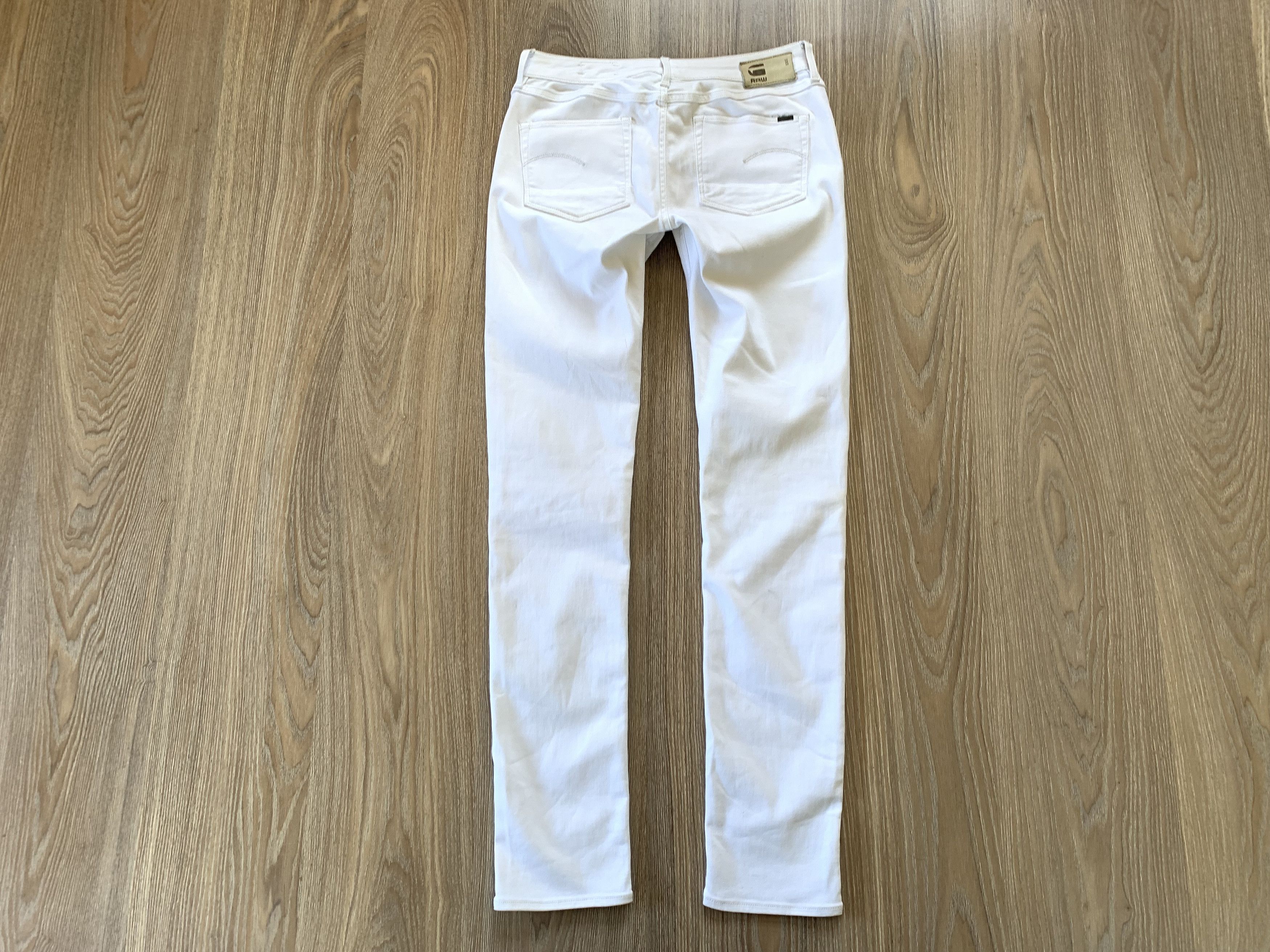 G-Star × Vintage G Star 3301 Vintage White Jeans Size 29" - 3 Thumbnail