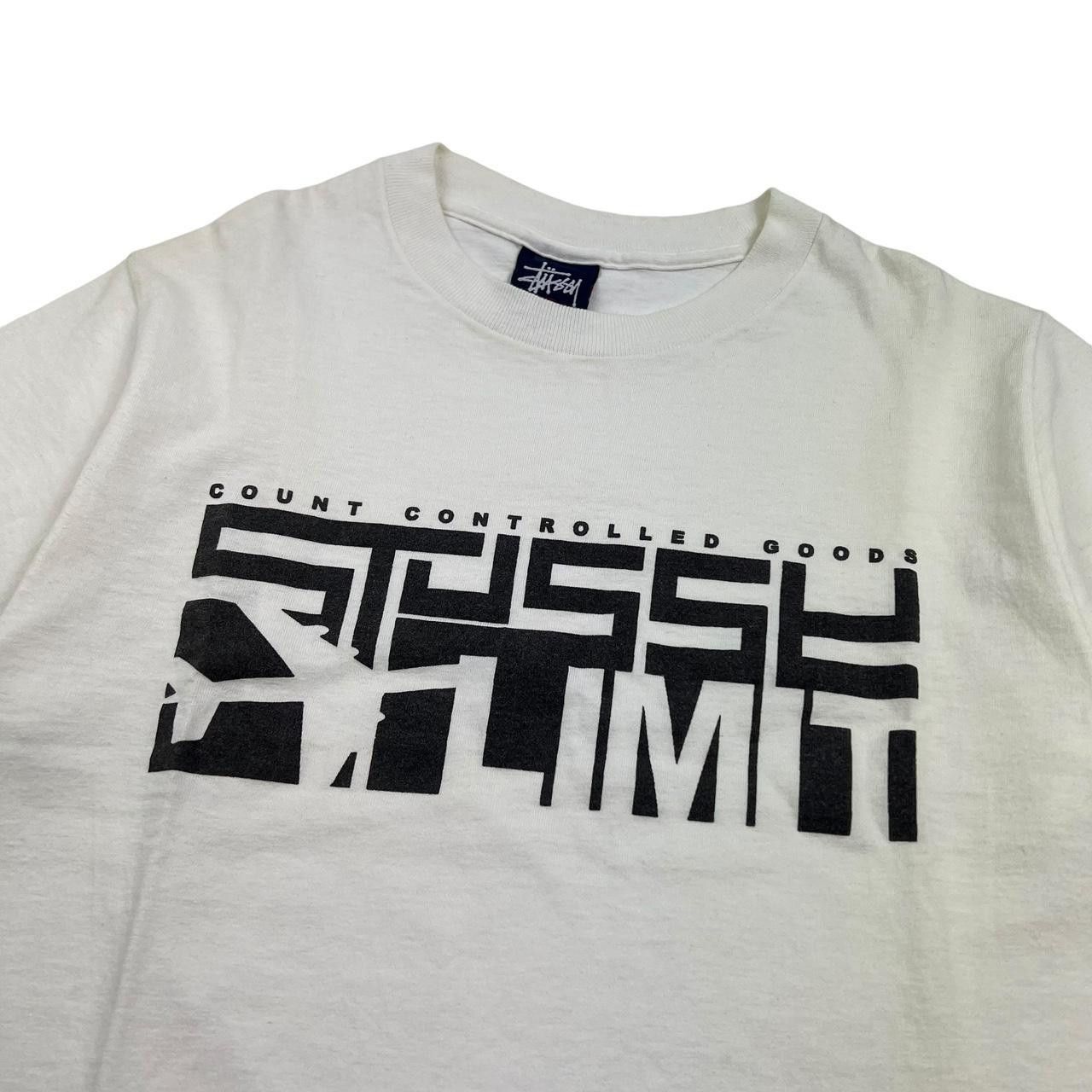 Stussy Vintage 90s "Count Controlled Stussy Limit" T-shirt - Small Size US S / EU 44-46 / 1 - 2 Thumbnail