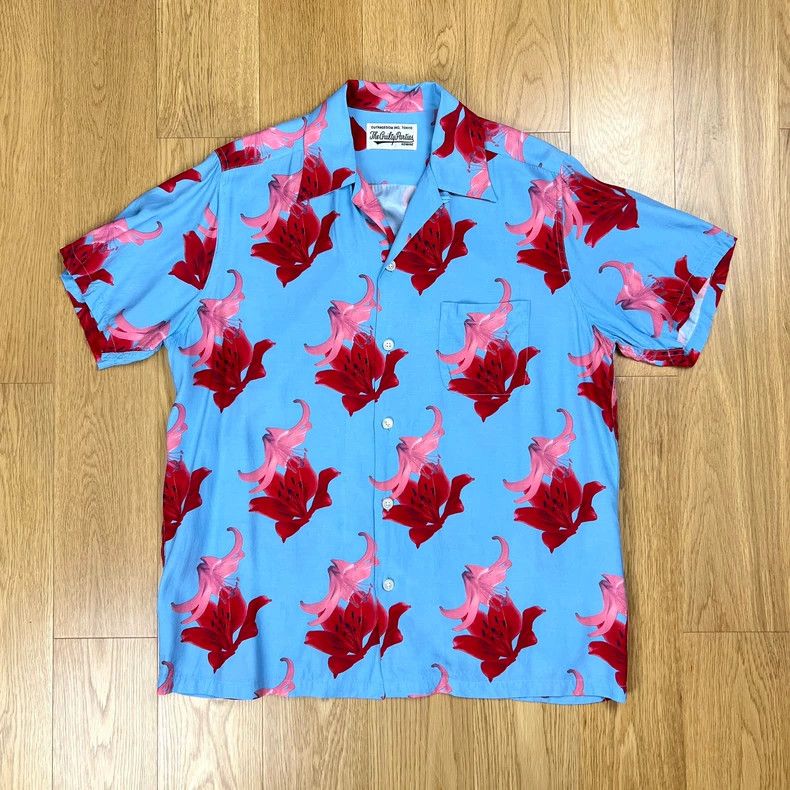 Wacko Maria WACKO MARIA 20SS BLOOD ROSE LILY HAWAIIAN SHIRT | Grailed