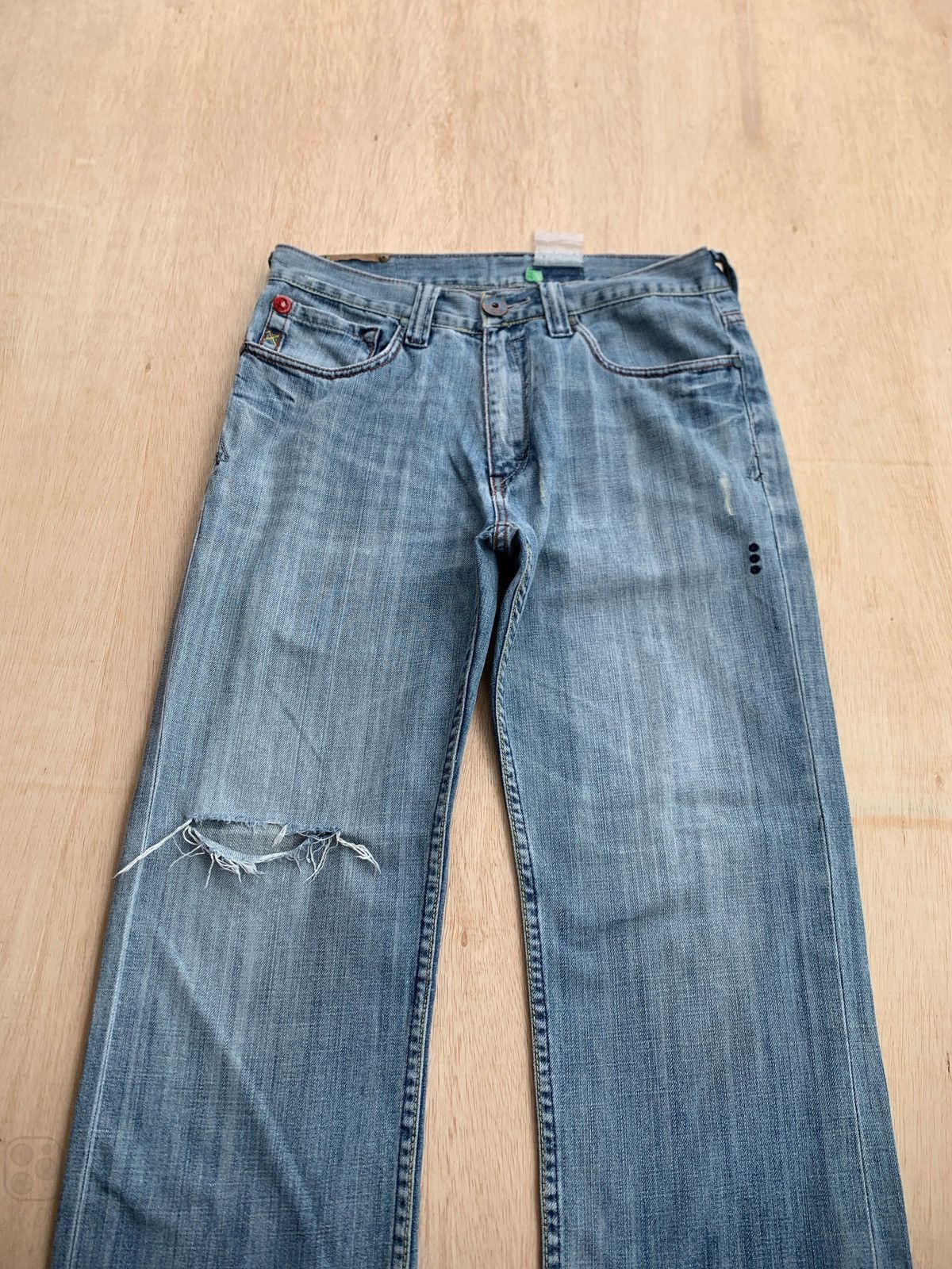Hysteric Glamour × If Six Was Nine × Japanese Brand Distressed Denim Lost Ifsixwasnine style Jeans Size US 32 / EU 48 - 4 Thumbnail