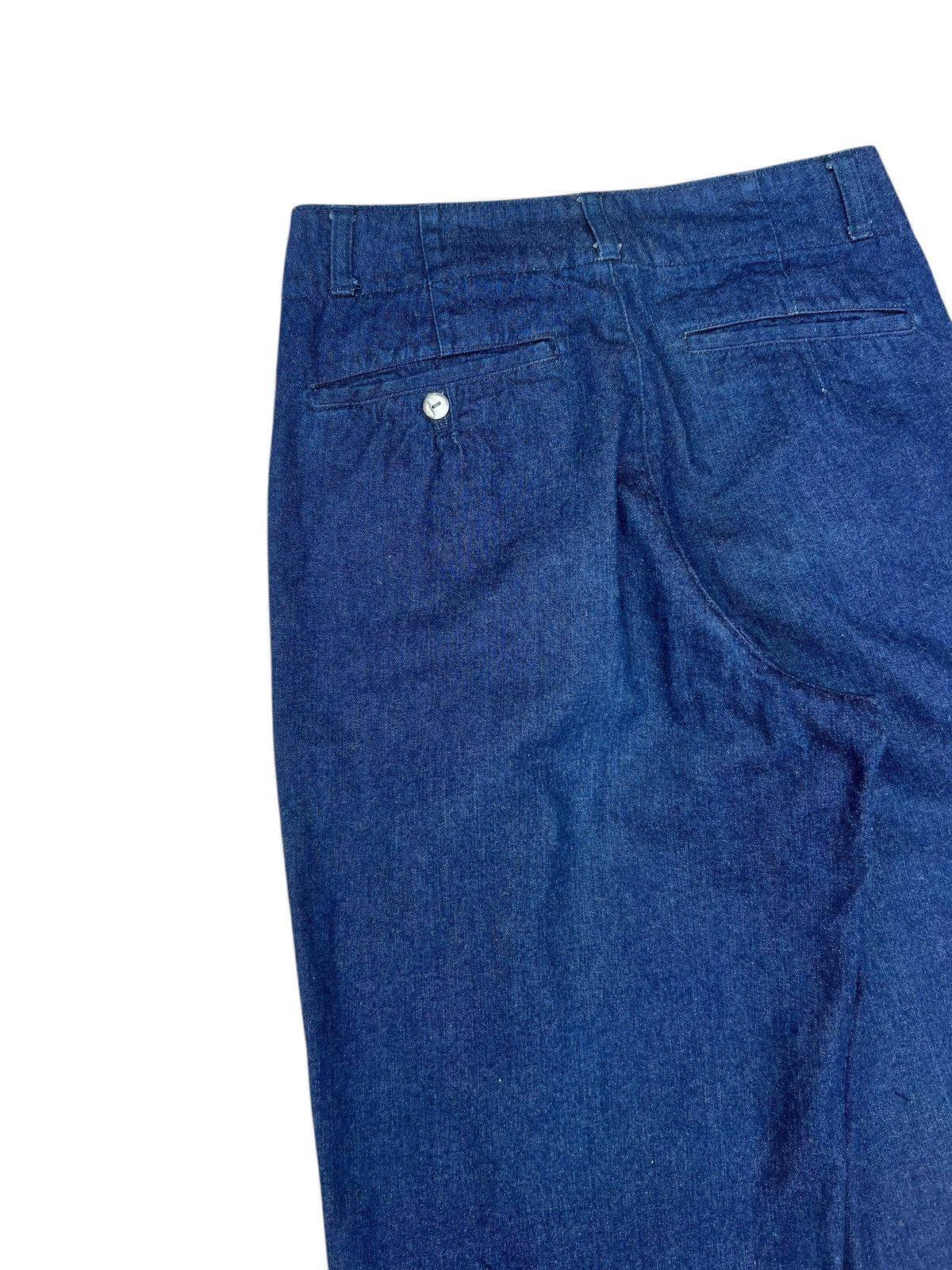 Issey Miyake Vintage Issey Miyake Jean Of Plantation Baggy Denim Trouser Size US 29 - 15 Thumbnail