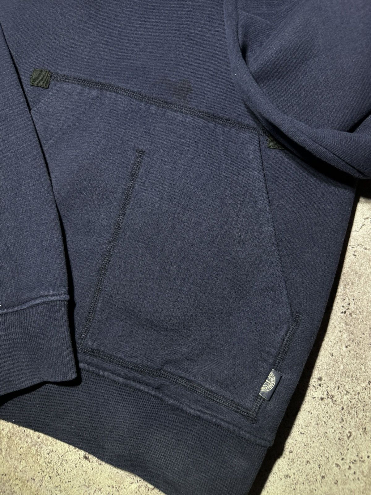 Massimo Osti × Stone Island Stone Island Junior Size S (14 Years) Vintage Blue Hoodie Size US S / EU 44-46 / 1 - 6 Thumbnail