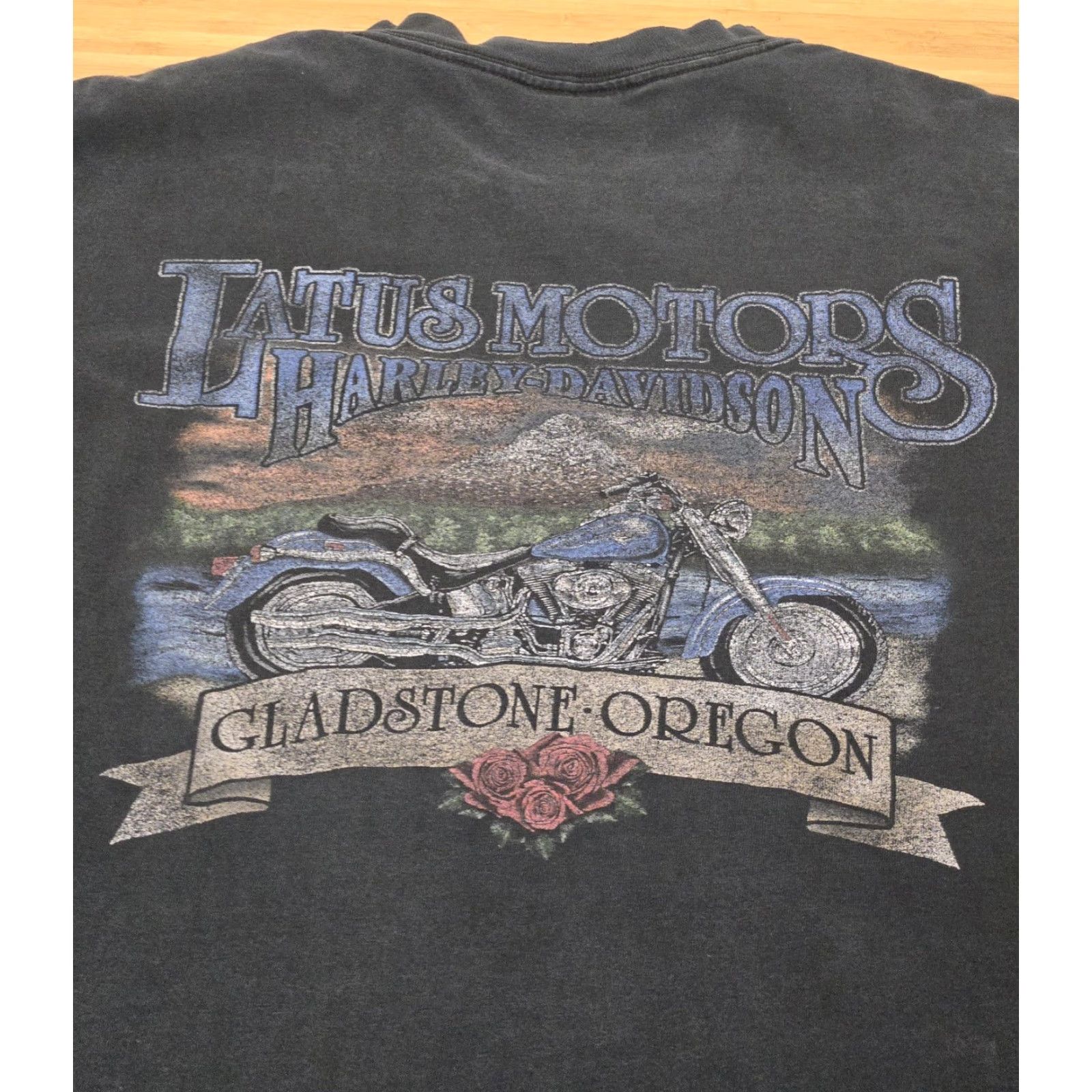 Harley Davidson VINTAGE Harley-Davidson Shirt Mens XL Black Dragon Latus Motors Gladstone Oregon 00s Graphic Print Crew Neck Short Sleeve 2XL Biker Motorcycle Size US XXL / EU 58 / 5 - 7 Thumbnail