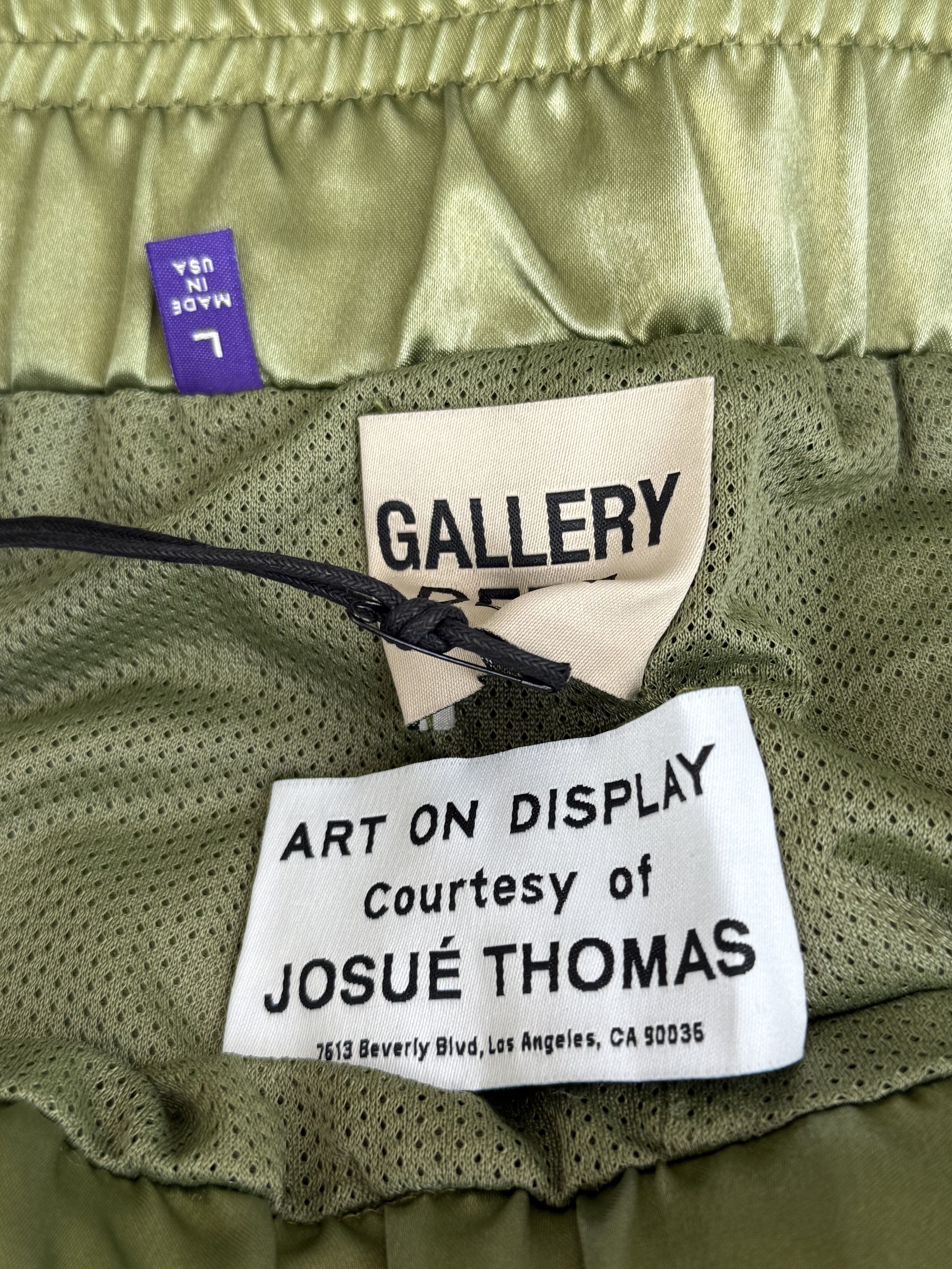 Gallery Dept. Gallery Dept Green & Black Jacky Boxing Logo Shorts Size US 38 / EU 54 - 3 Thumbnail