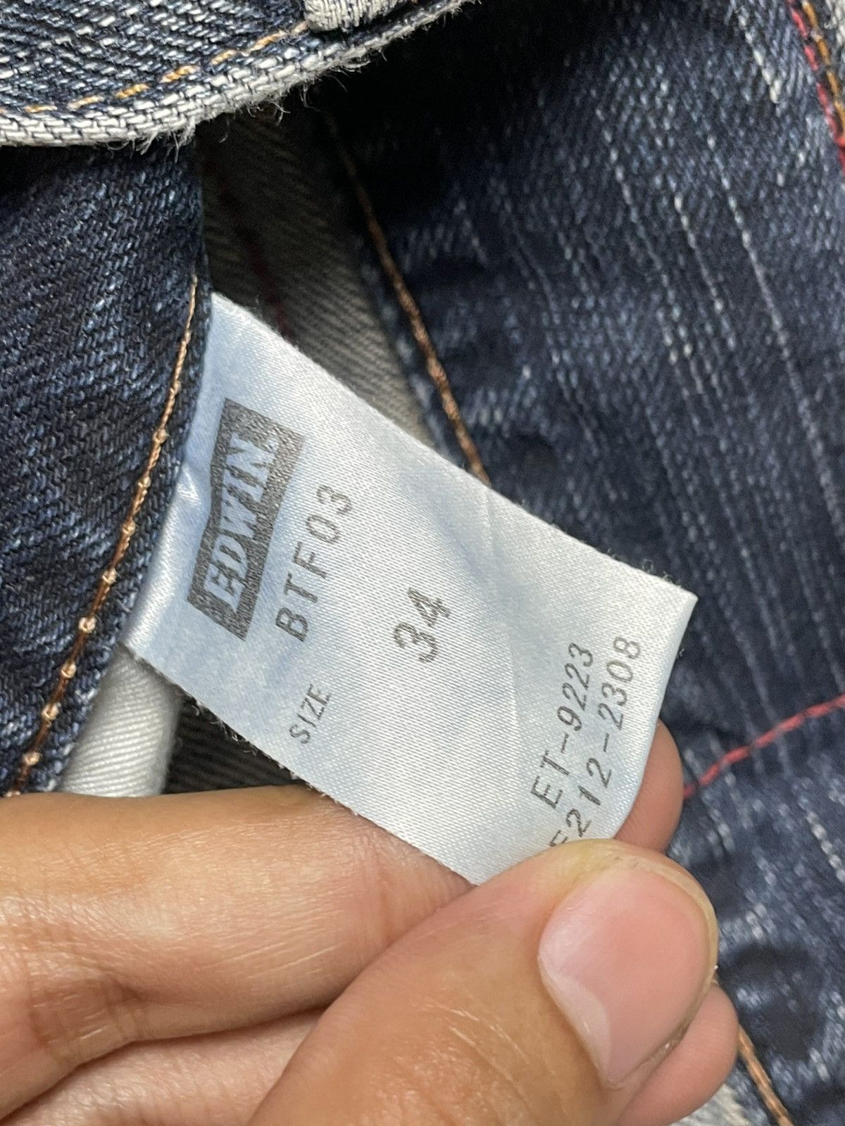 Edwin × Vintage EDWIN x BLUE TRIP Distressed Denim Jeans (93) Size US 35 - 8 Thumbnail