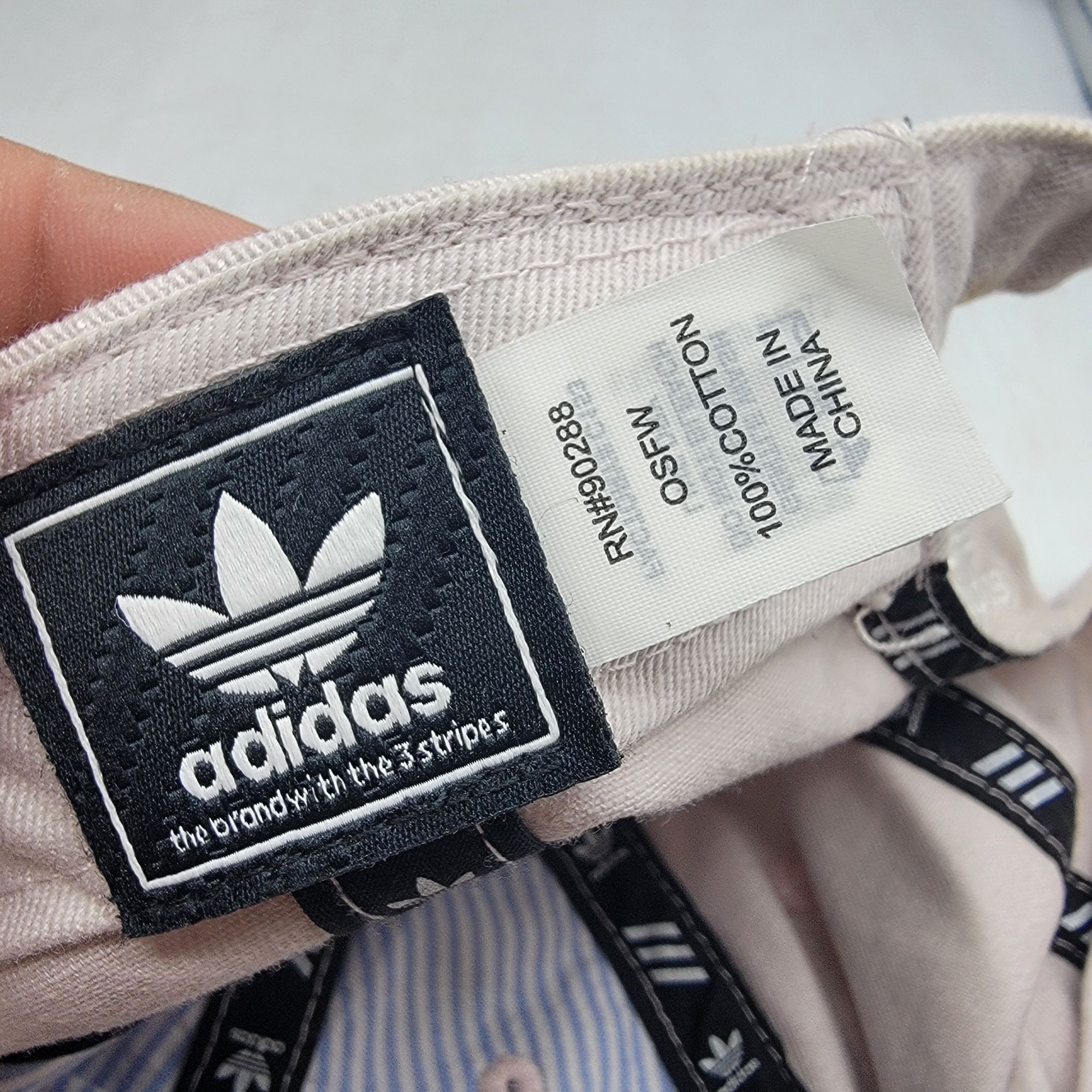 Adidas Adidas Originals Pink Cotton Strapback Hat Adjustable Size C Size ONE SIZE - 5 Thumbnail
