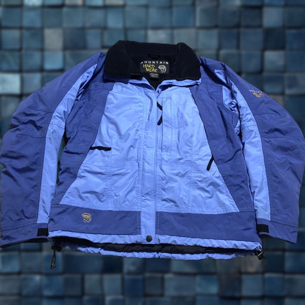 Mountain Hardwear Mountain Hardwear Womens Jacket Conduit Hooded Parka Blue Full Zip Sz 10 Mid-Length Softshell Vented Regular 10 Mens Womens Girls? Size L / US 10 / IT 46 - 1 Thumbnail