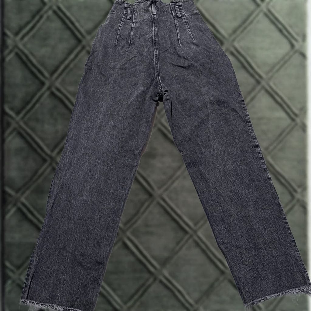 Abercrombie & Fitch Abercrombie & Fitch Mom Paperbag Jeans Womens Denim High Rise Frayed Tapered - 2 Size 26" / US 2 / IT 38 - 1 Thumbnail