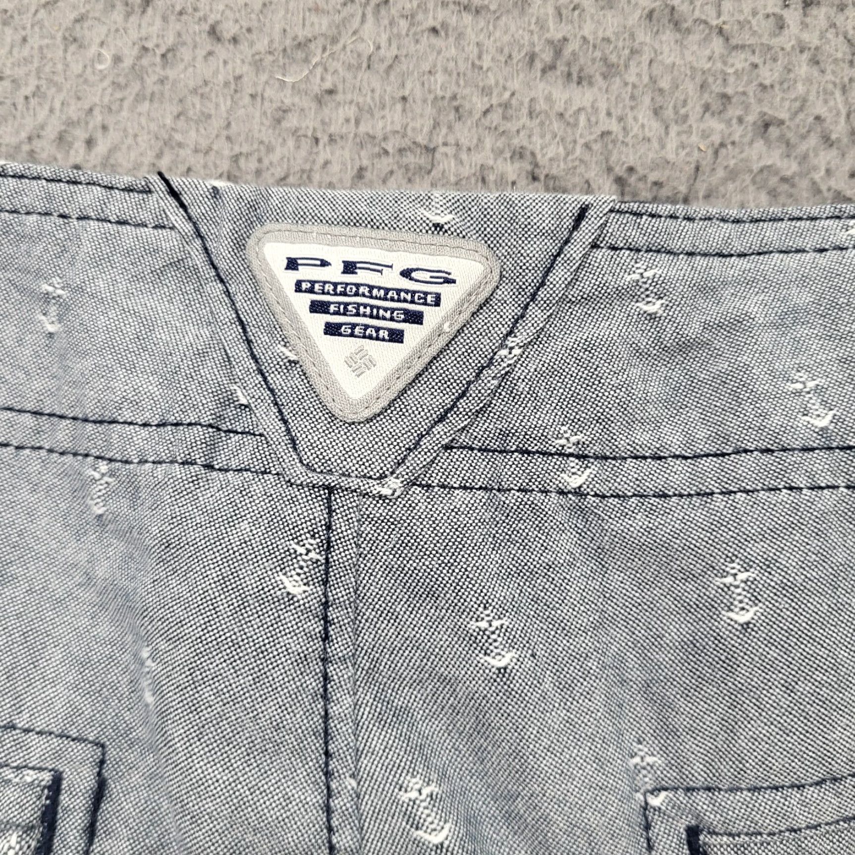 Vintage Columbia Capri Pants PFG Women's Size 8 Blue Anchors 100% Cotton Outdoor Pockets Size 30" / US 8 / IT 44 - 5 Thumbnail