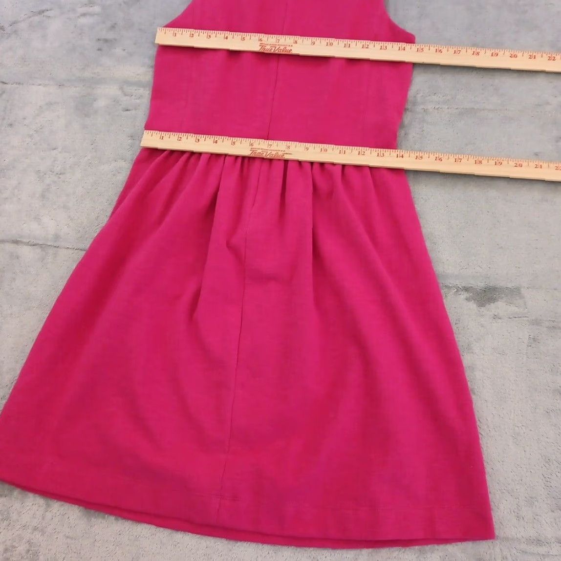 J.Crew J.CREW Dress Small Pink Knee Length Sleeveless Fit & Flare Women Regular Size S Size S / US 4 / IT 40 - 6 Thumbnail