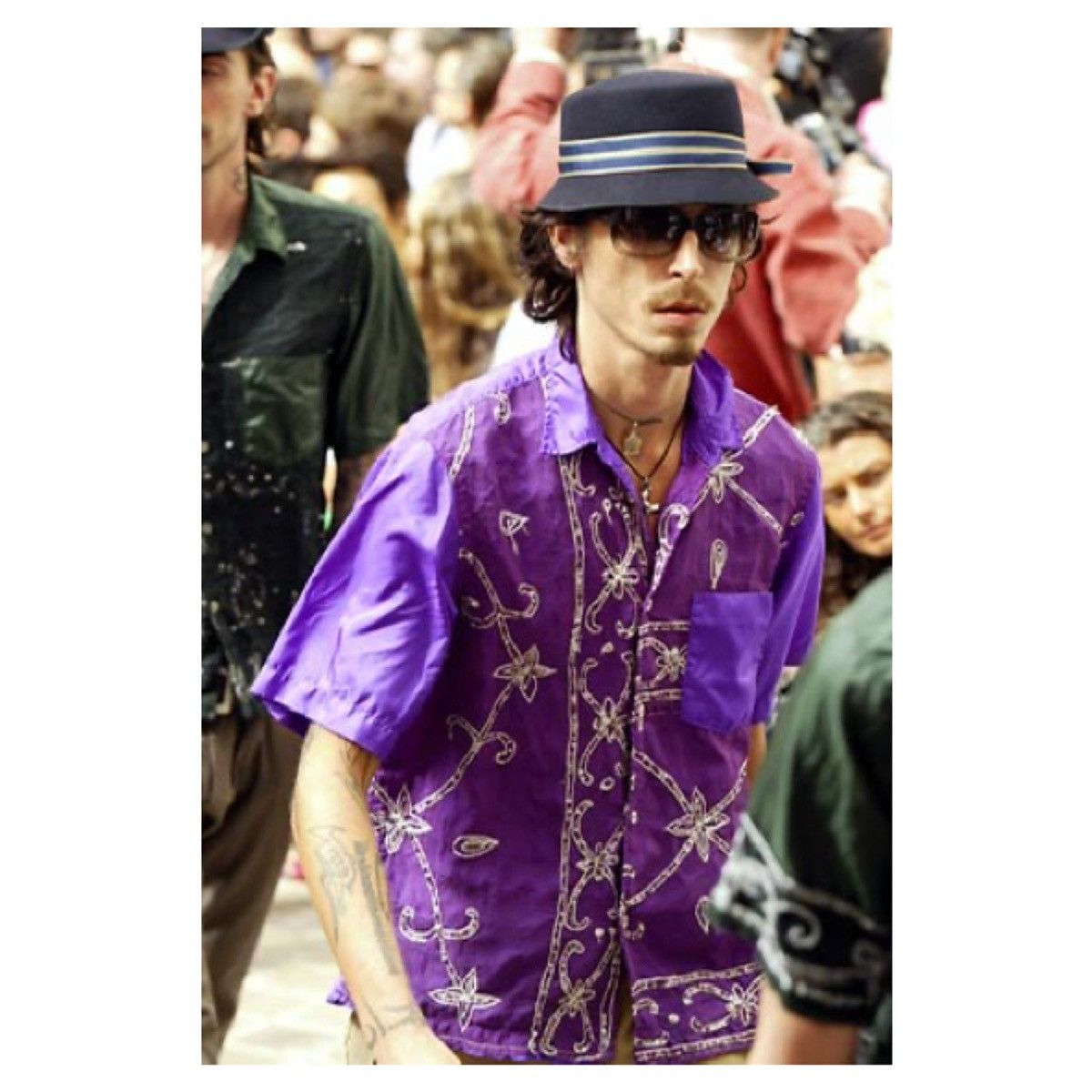 Junya Watanabe SS05 Junya Watanabe silk embroidered shirt Size US M / EU 48-50 / 2 - 4 Thumbnail