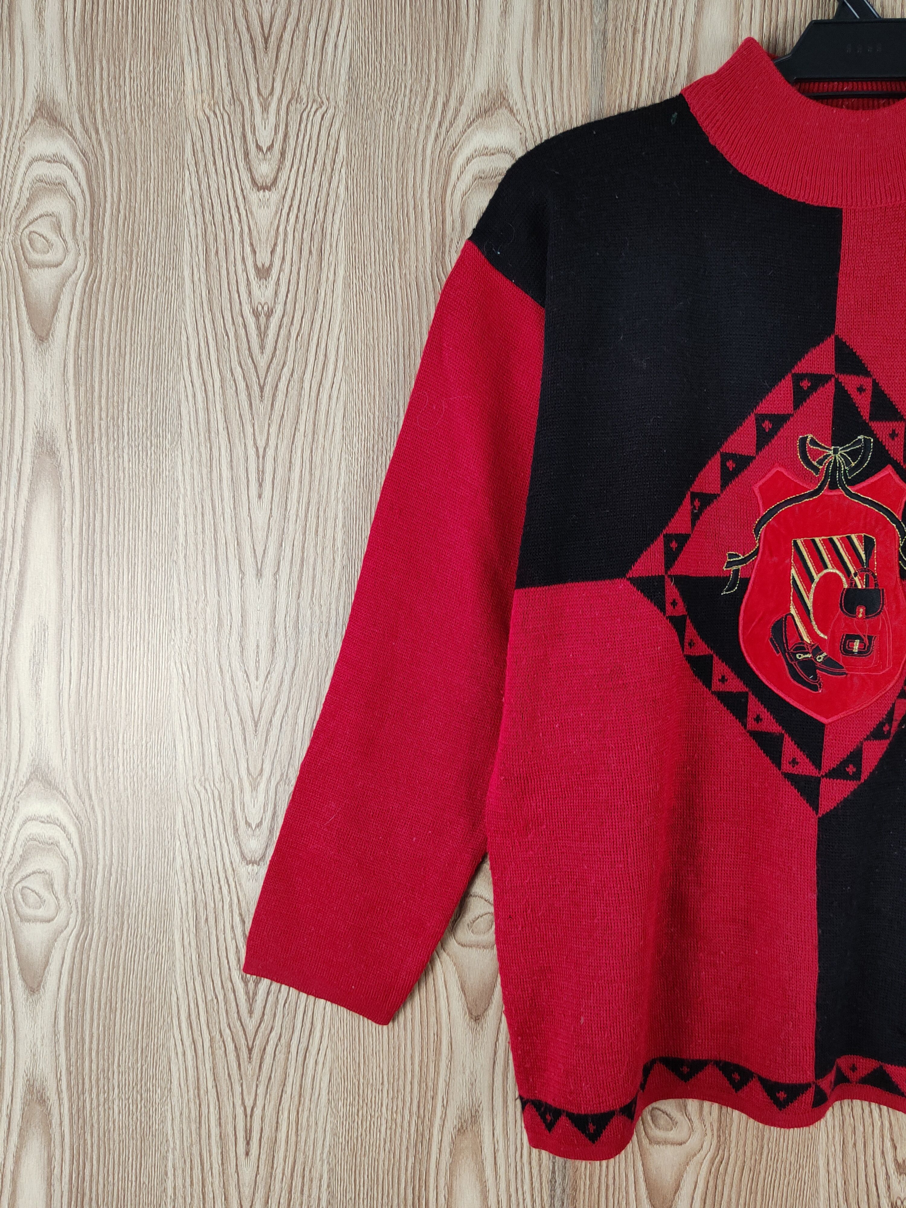 Japanese Brand × Vintage Marulinne Red Knitwear Sweatshirts #W126 Size M / US 6-8 / IT 42-44 - 4 Thumbnail
