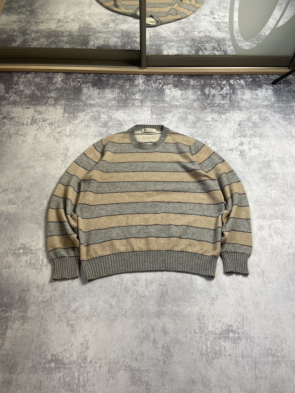 Brunello Cucinelli 100% Chemere Knit LoroPiana Gucci Sweater