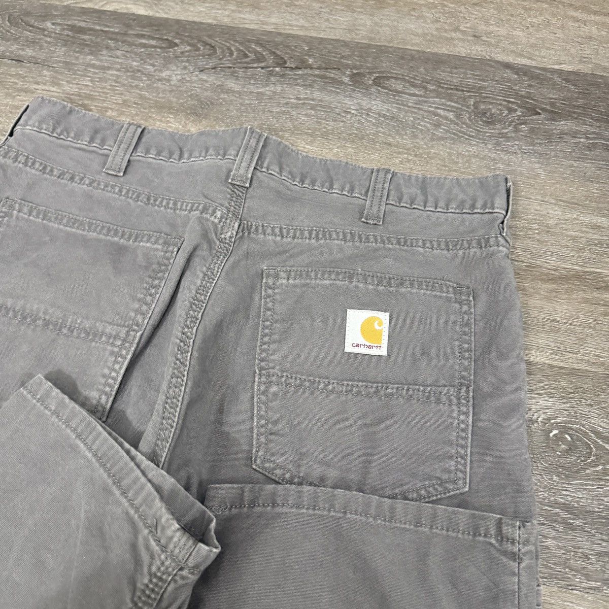 Carhartt × Vintage Essential vintage Y2K Carhartt wide leg grey pants Size US 34 / EU 50 - 3 Thumbnail