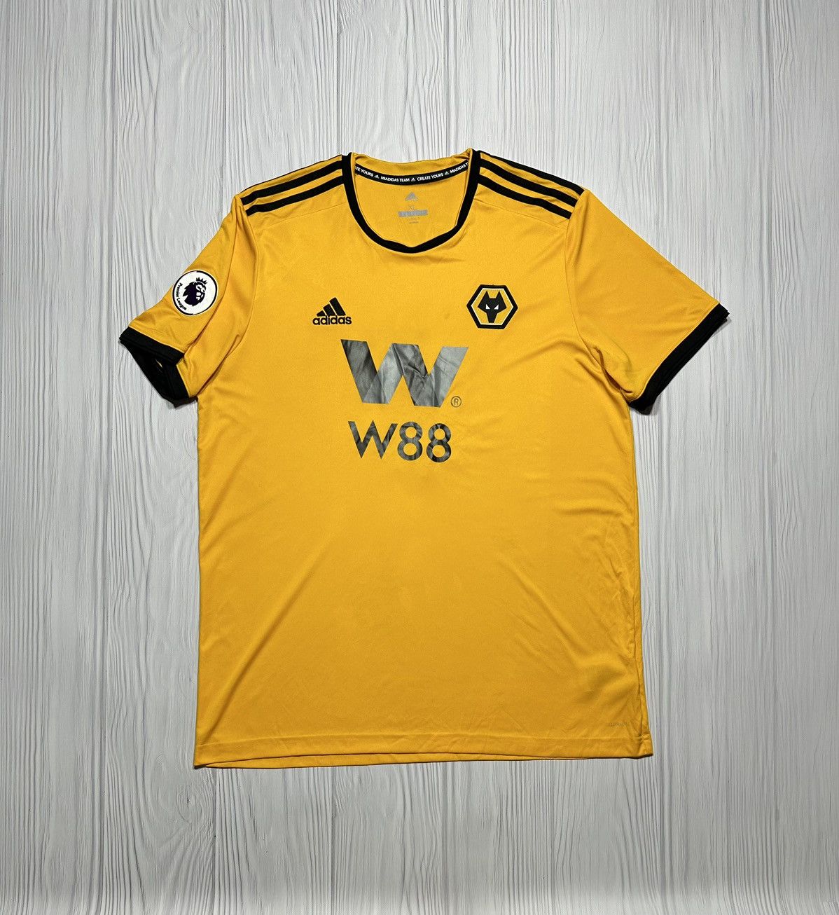 Adidas NEVES 8 Wolverhampton 2018/19 Adidas Soccer Jersey Size XL Size US XL / EU 56 / 4 - 2 Thumbnail