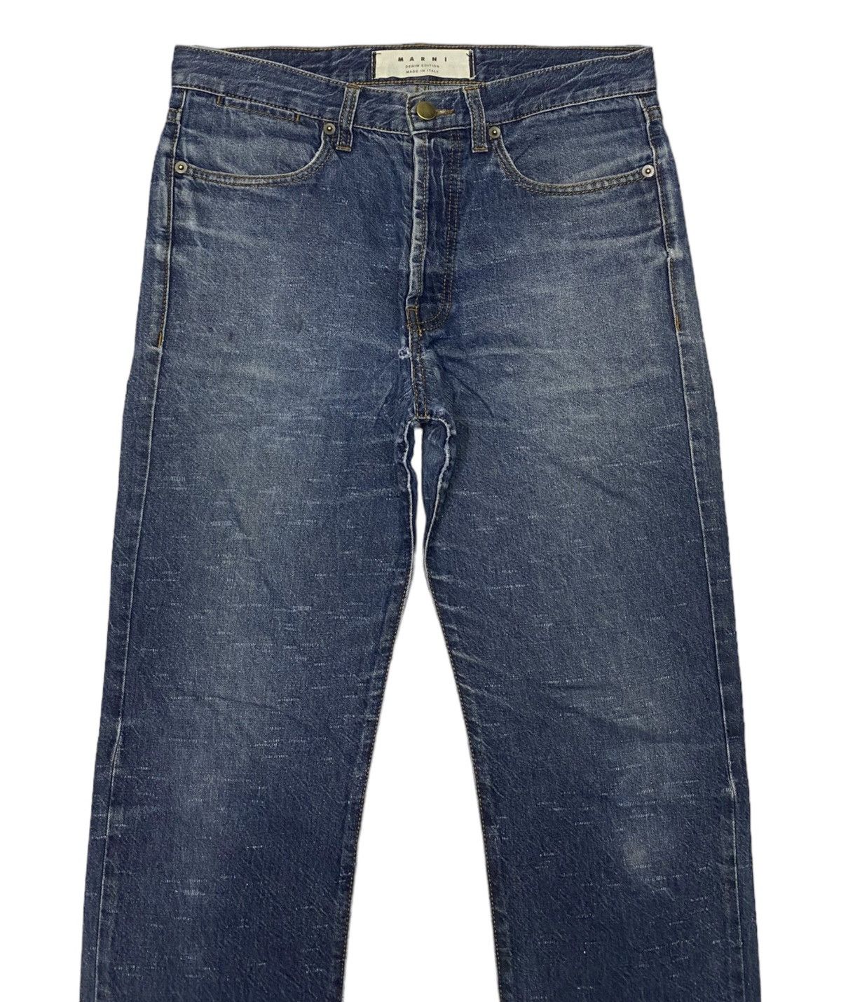 Marni 🔥MARNI DISTRESSED DENIM JEANS CROPPED Size US 30 / EU 46 - 3 Thumbnail