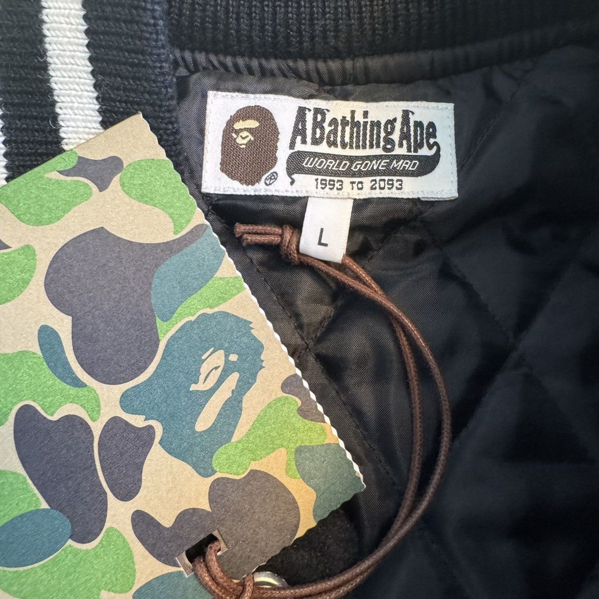 Bape BAPE Shark Shoulder Varsity Jacket Size US L / EU 52-54 / 3 - 6 Thumbnail