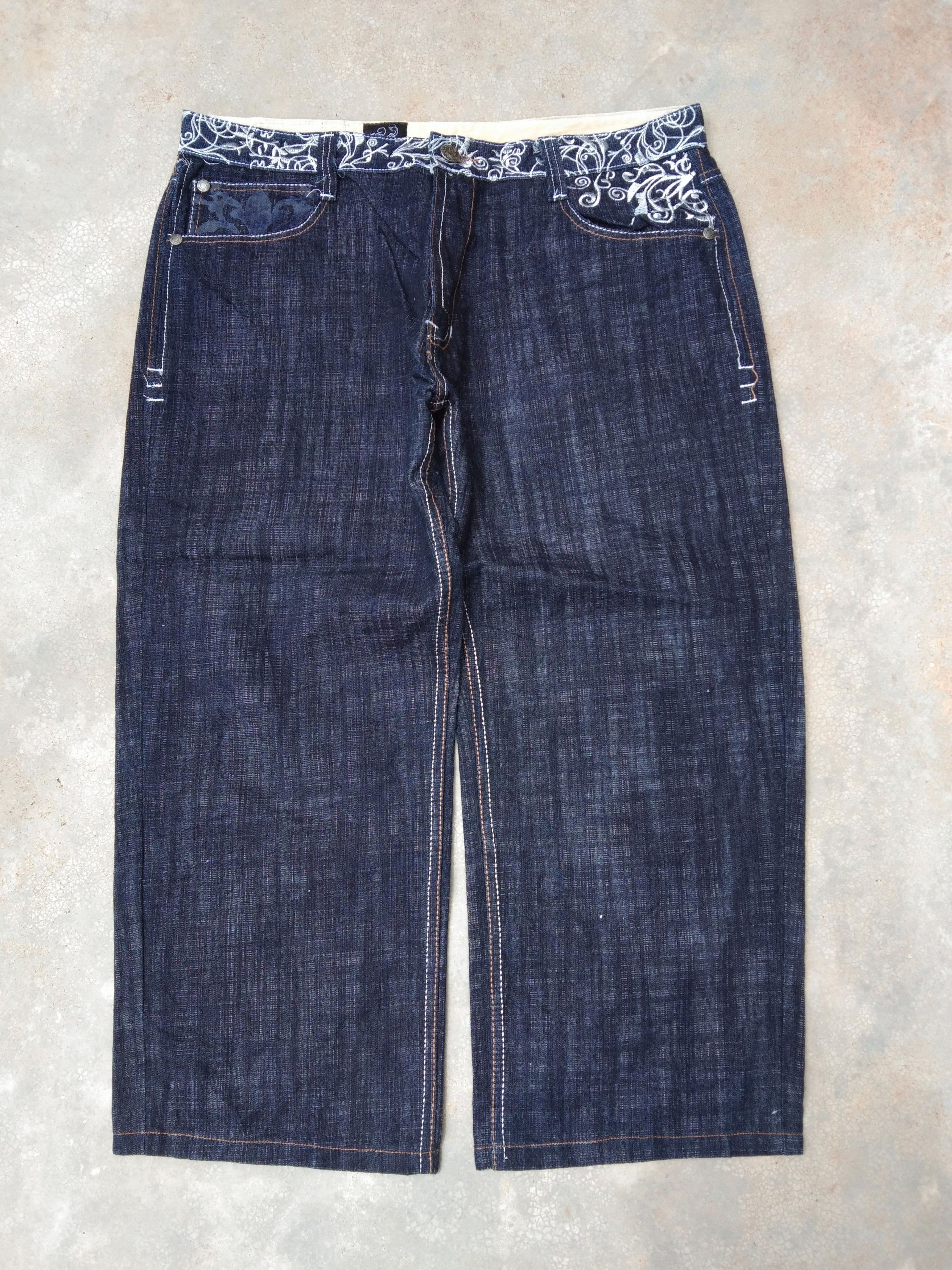 Jean Vintage Y2k Baggy Jeans 38x26 Size US 38 / EU 54 - 2 Thumbnail