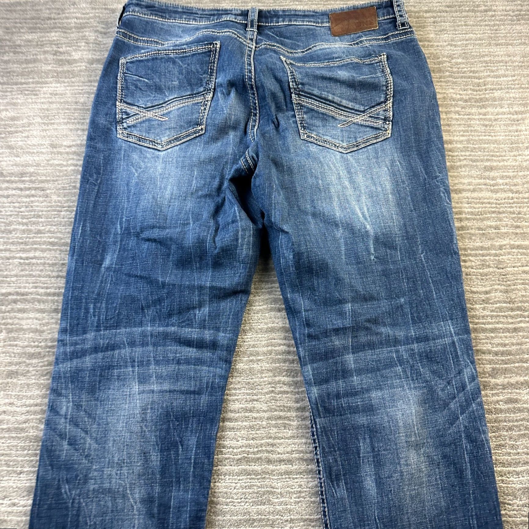 Vintage BKE Jeans Mens 36x30 Nolan Blue Denim Pants Ranchwear Cowboy Rodeo Size US 36 / EU 52 - 5 Thumbnail